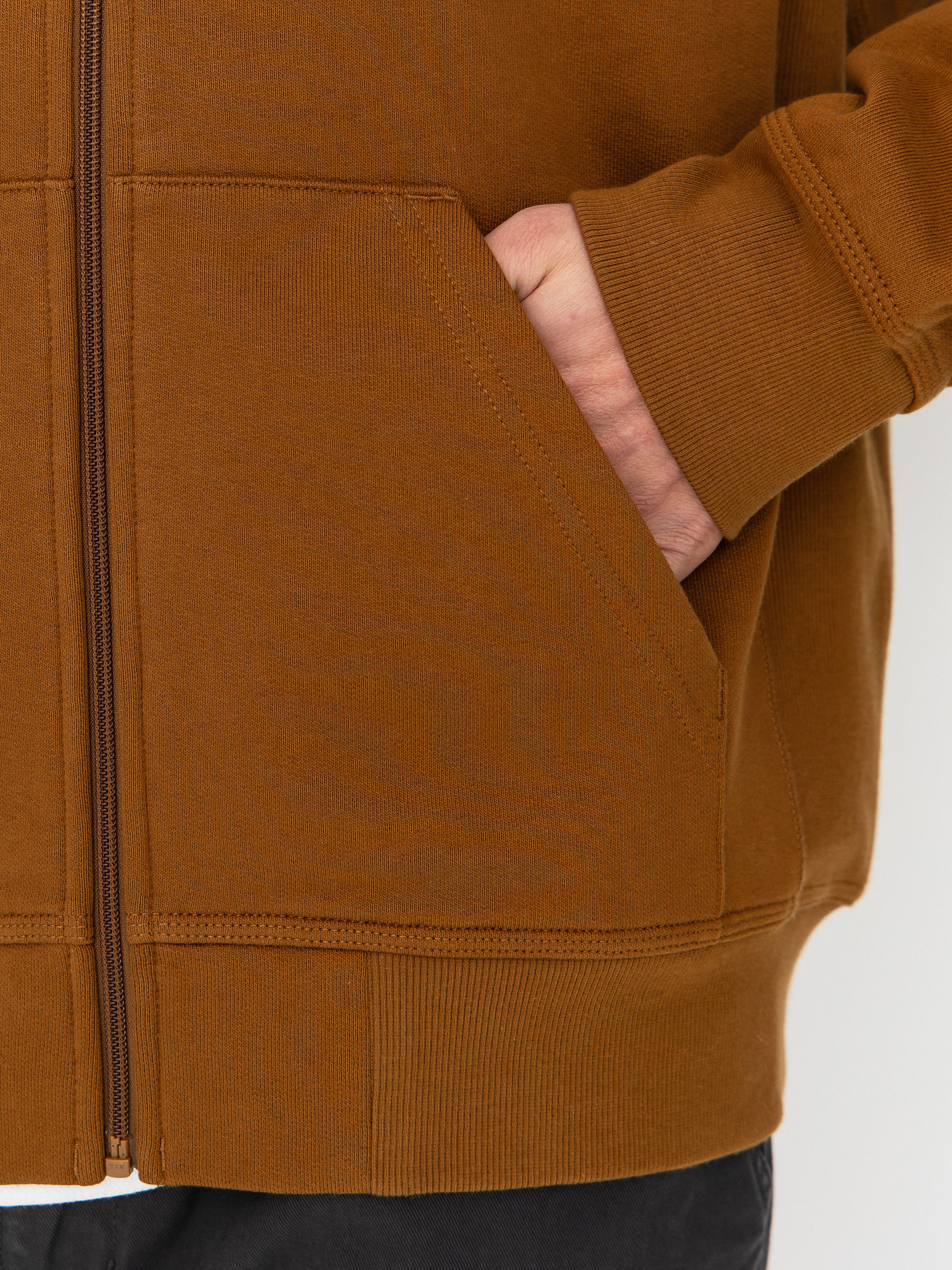 Mikina s kapucňou Carhartt WIP American Script ZHD (hamilton brown)