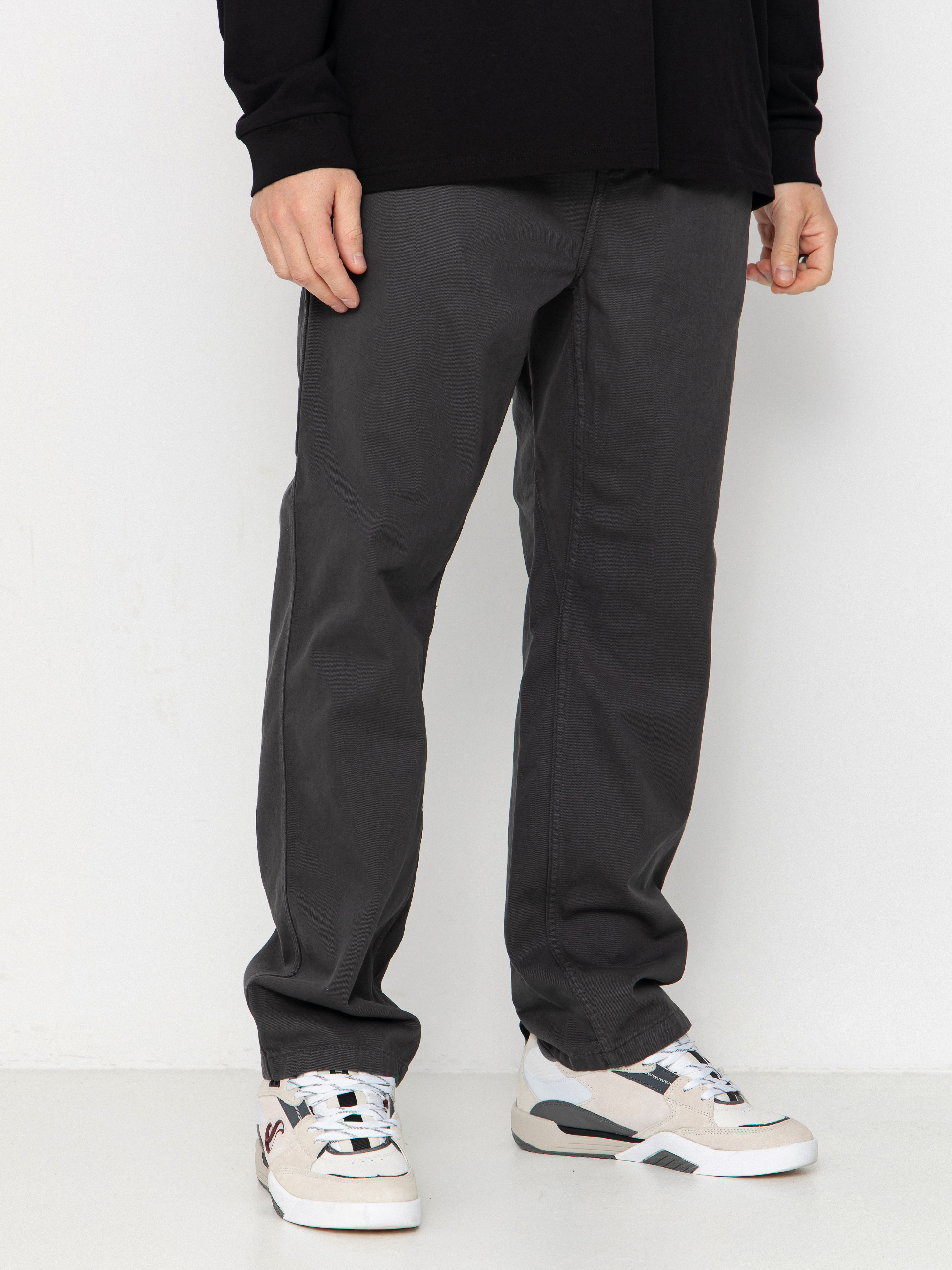 Nohavice Carhartt WIP Flint (graphite/garment dyed)