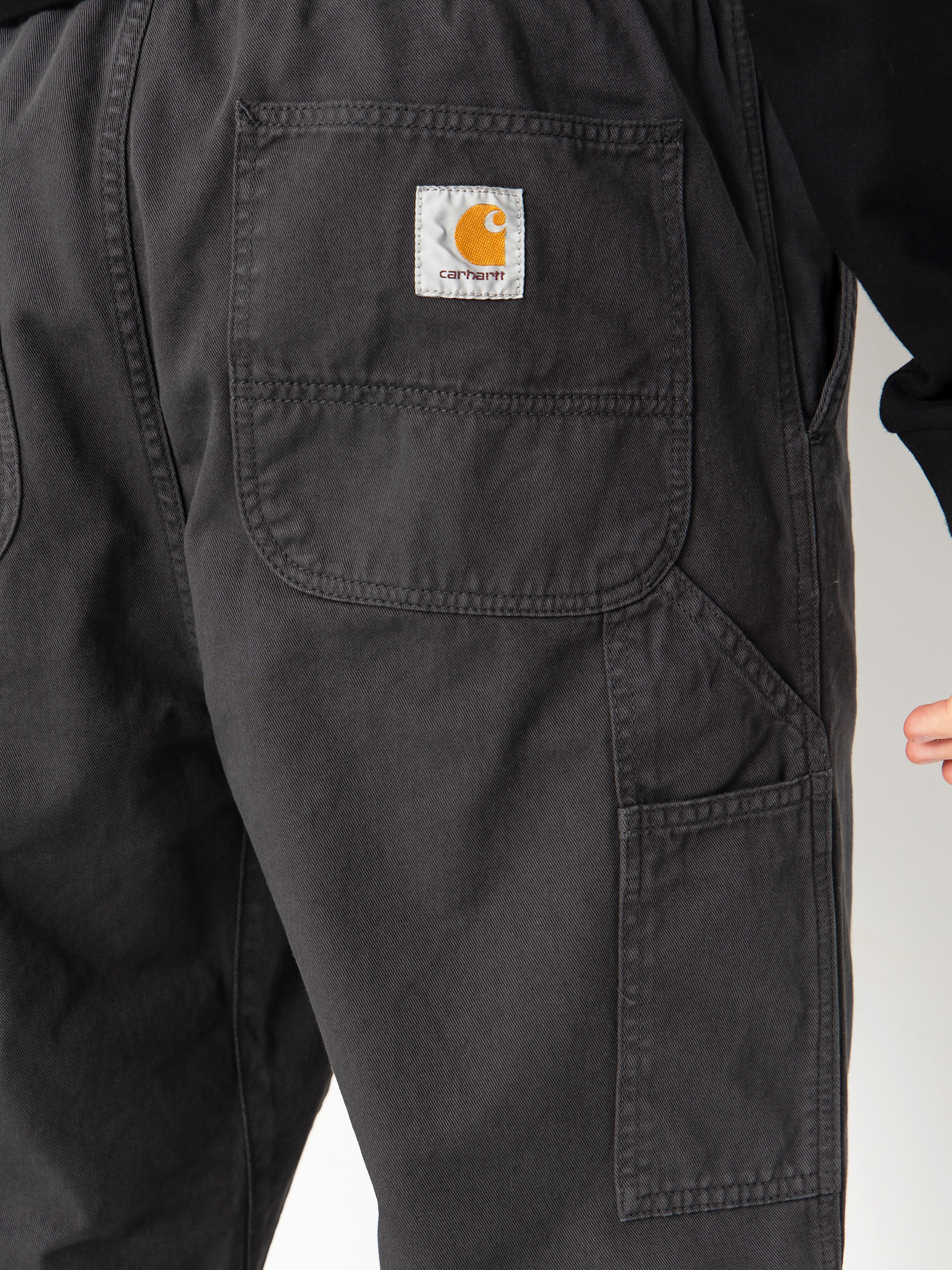 Nohavice Carhartt WIP Flint (graphite/garment dyed)