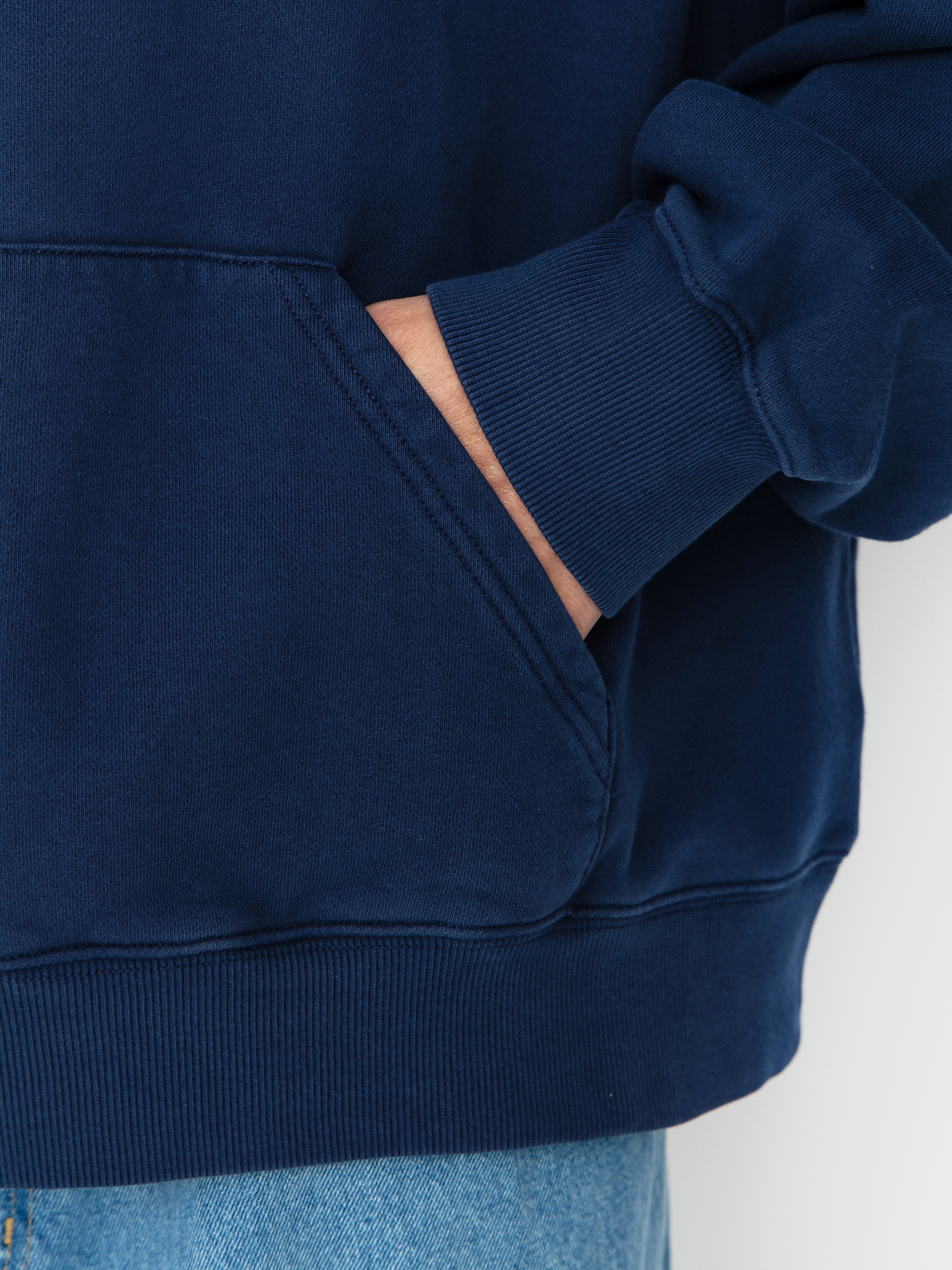 Mikina s kapucňou Carhartt WIP Benton HD (jupiter/garment dyed)