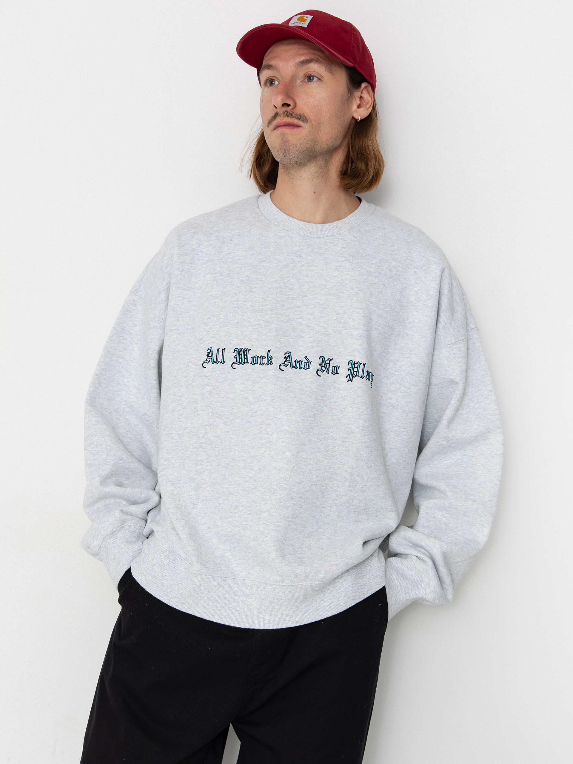 Mikina Carhartt WIP No Play (ash heather)