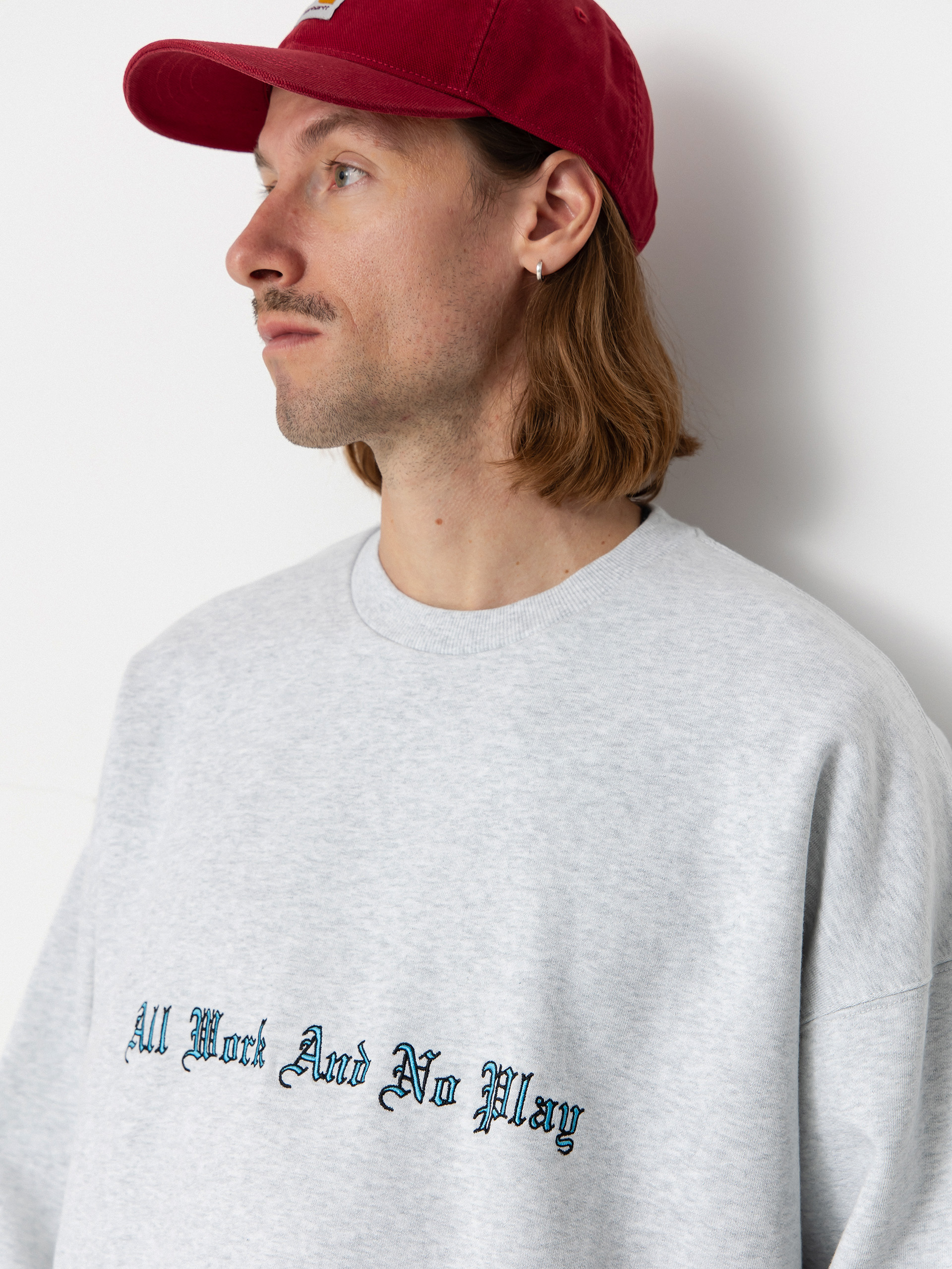 Mikina Carhartt WIP No Play (ash heather)