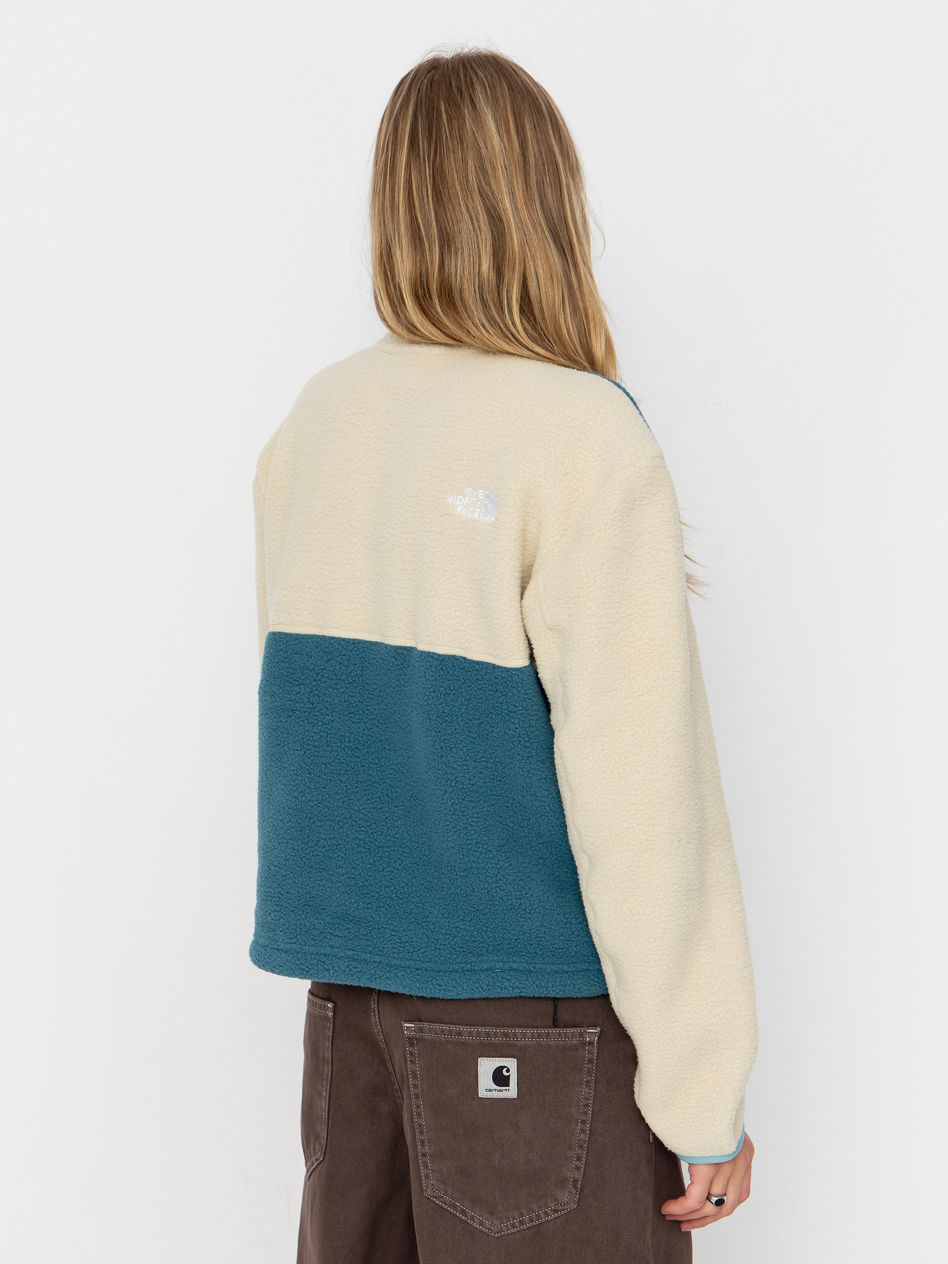 Pánsky Flísová mikina The North Face Yumiori 1/4 Zip (space/gravel/blue eclip)