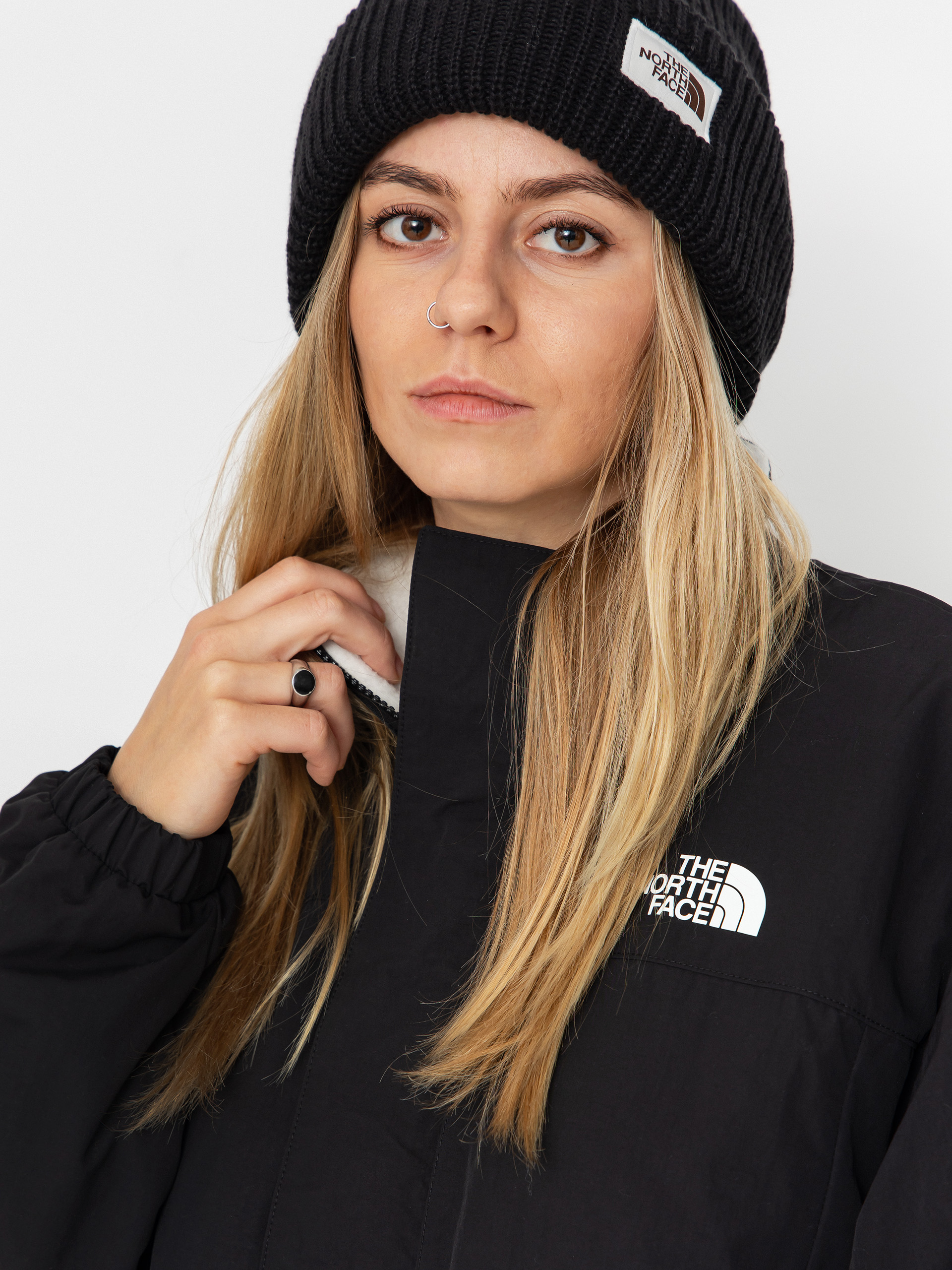 Bunda The North Face Yumiori Reversible (tnf black/white dune)