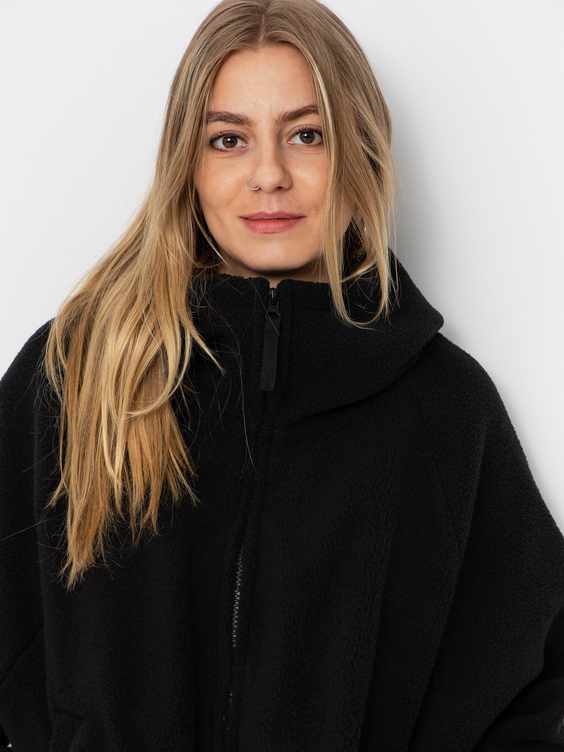 Dámsky Flísová mikina Carhartt WIP Helix (black/porphyry)