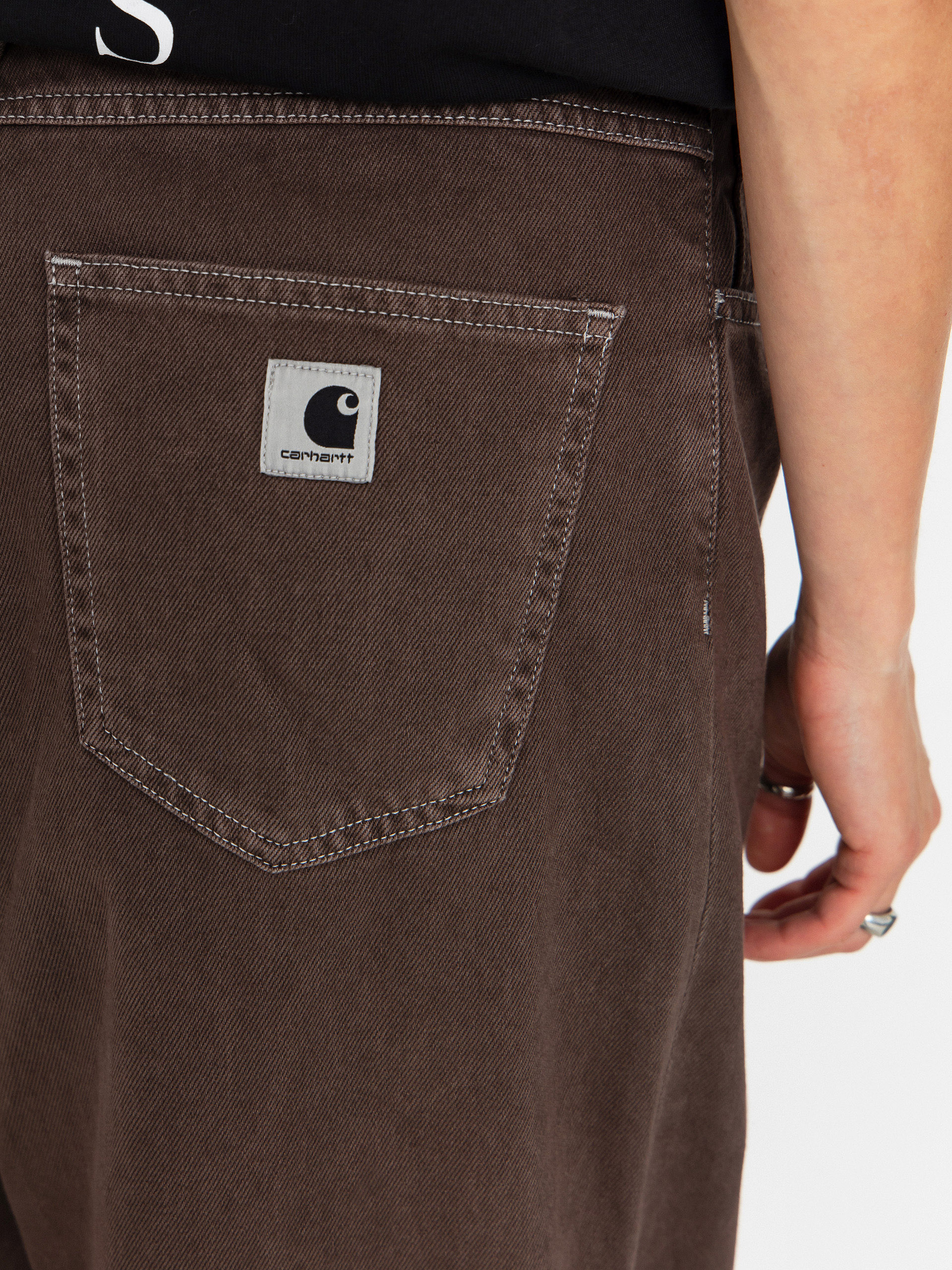 Nohavice Carhartt WIP Brandon Wmn (palisander/stone dyed)