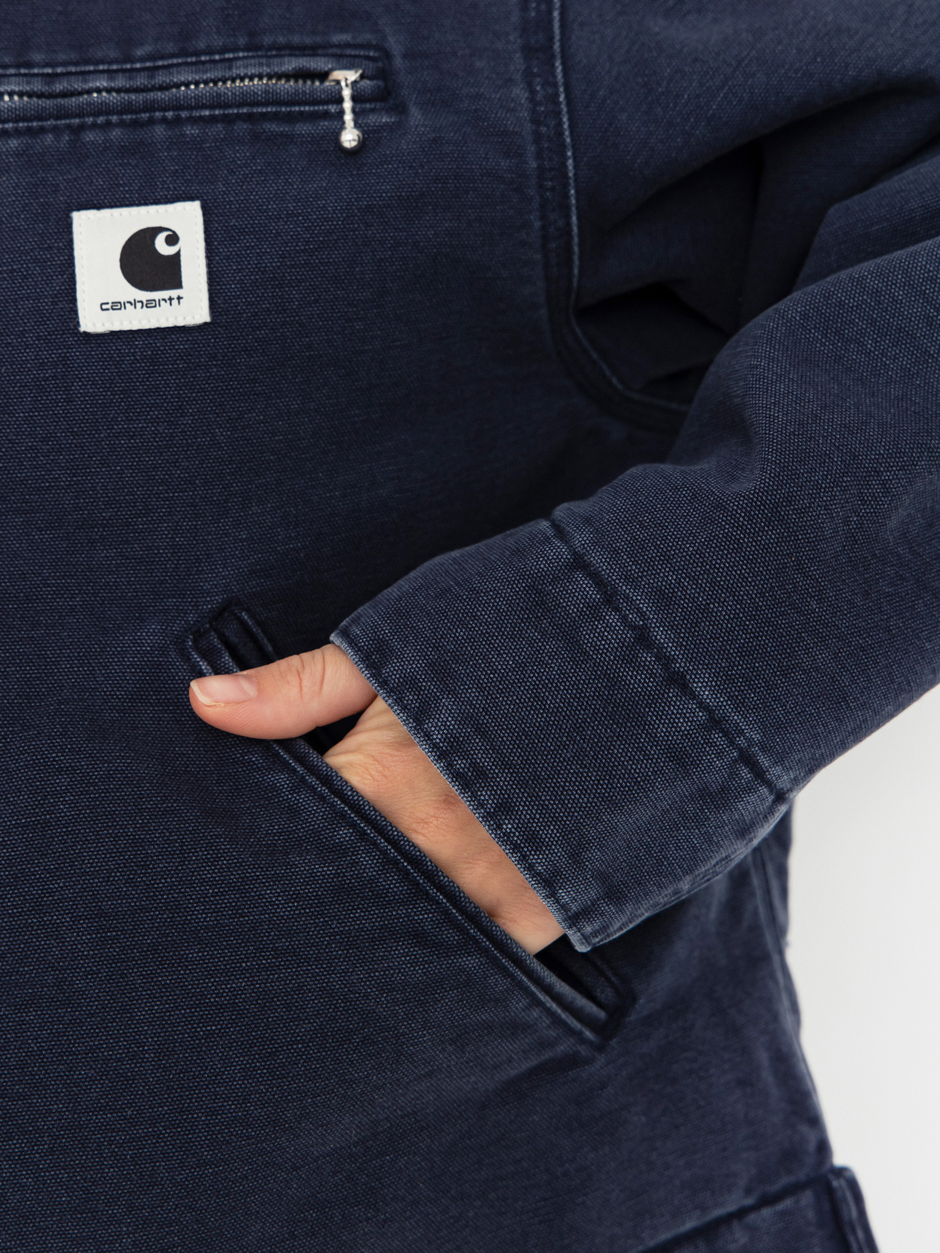 Bunda Carhartt WIP OG Detroit Wmn (dark navy/black/stone canvas)