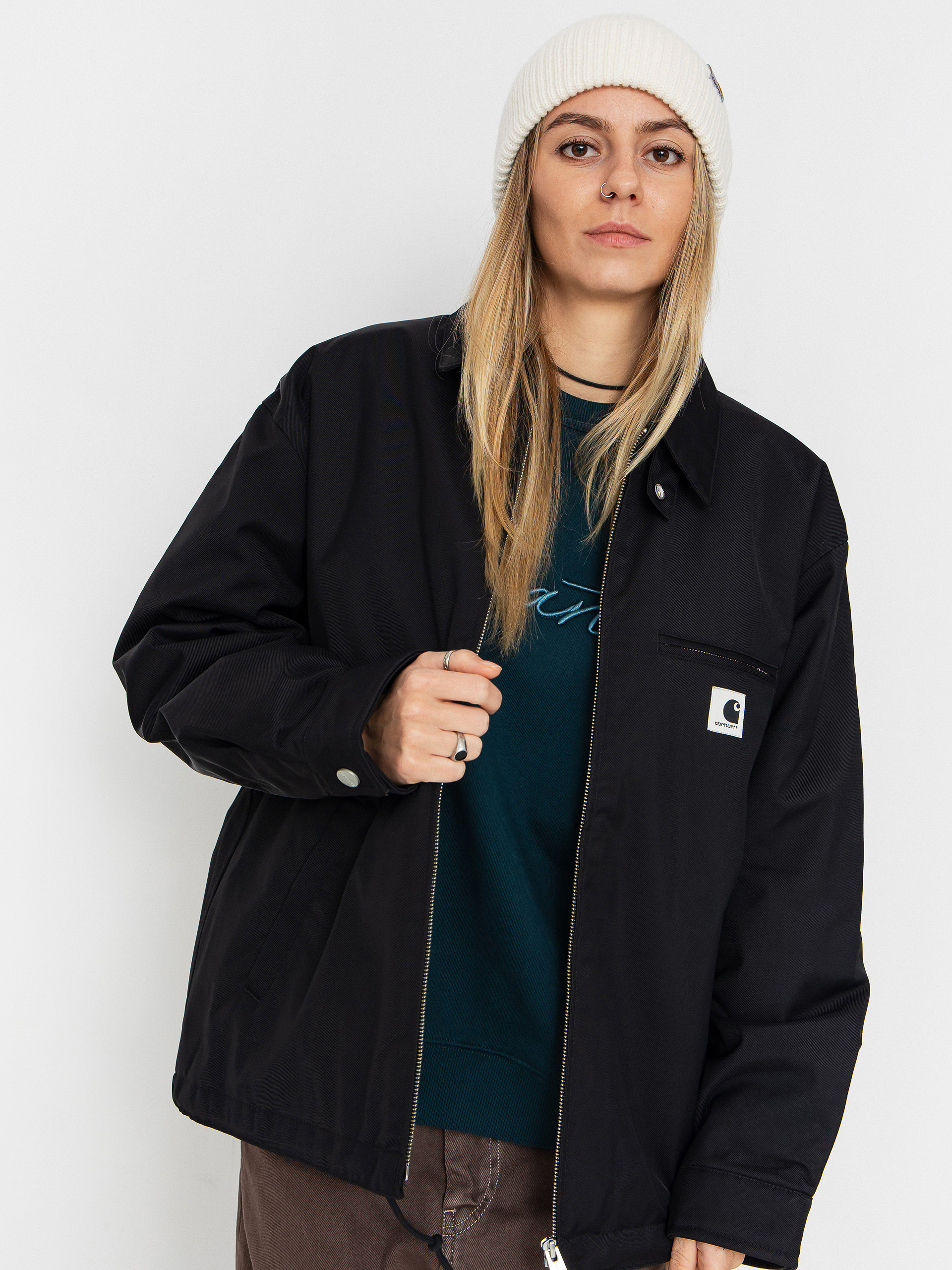 Bunda Carhartt WIP Leroy Wmn (black)