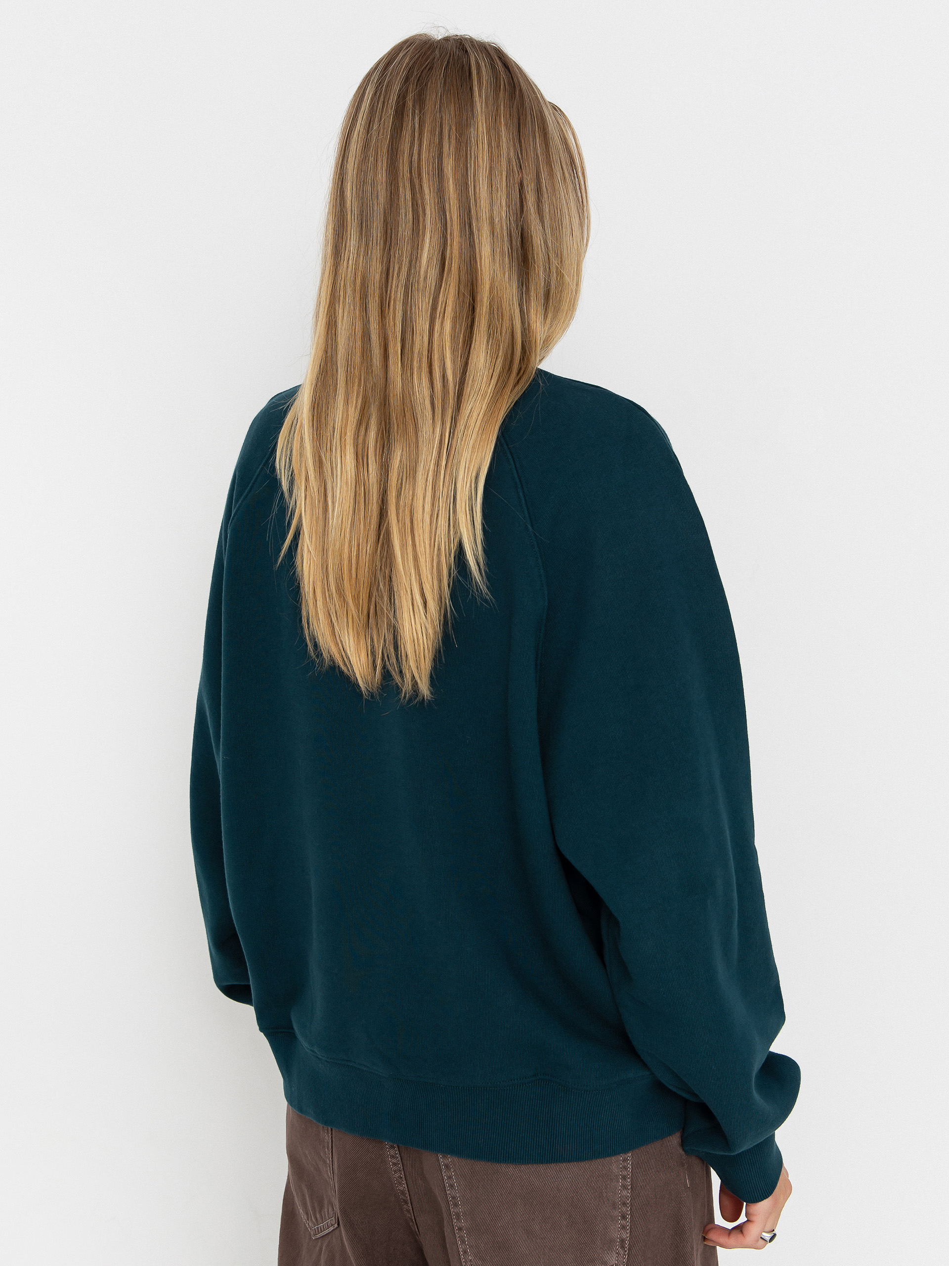 Mikina Carhartt WIP Ray Wmn (deep lagoon)