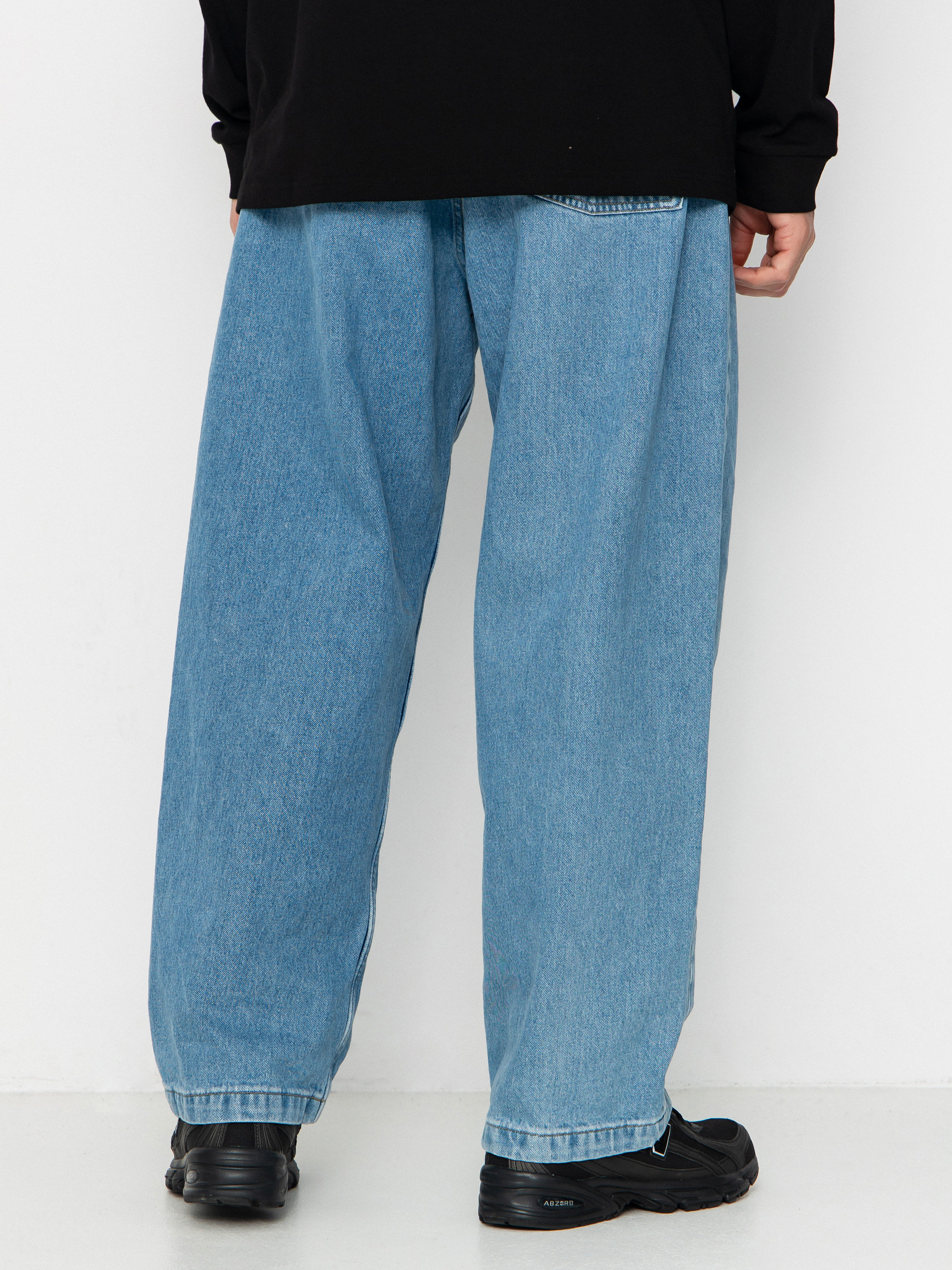 Nohavice Carhartt WIP Brandon (blue/stone bleached)