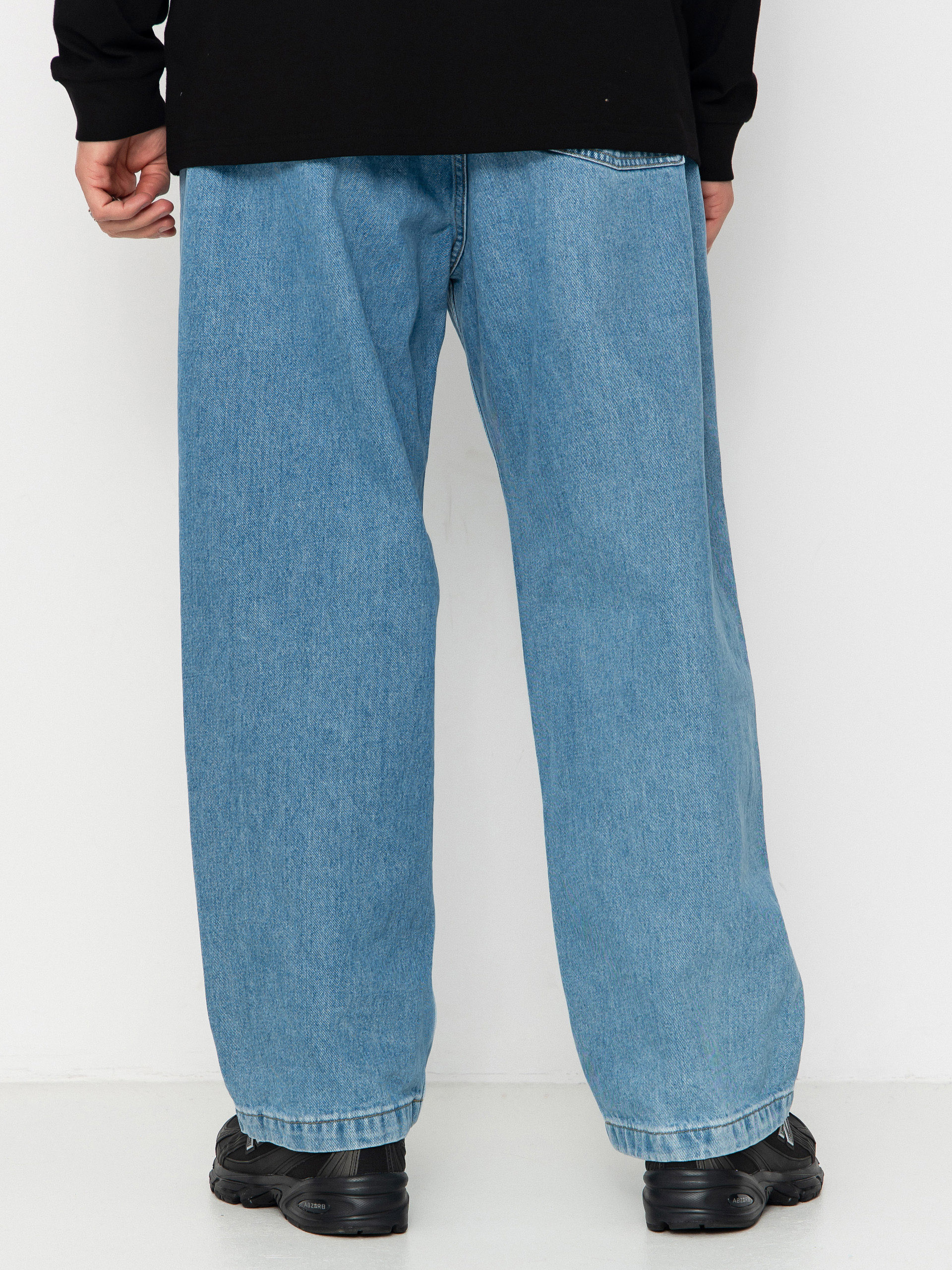 Nohavice Carhartt WIP Brandon (blue/stone bleached)
