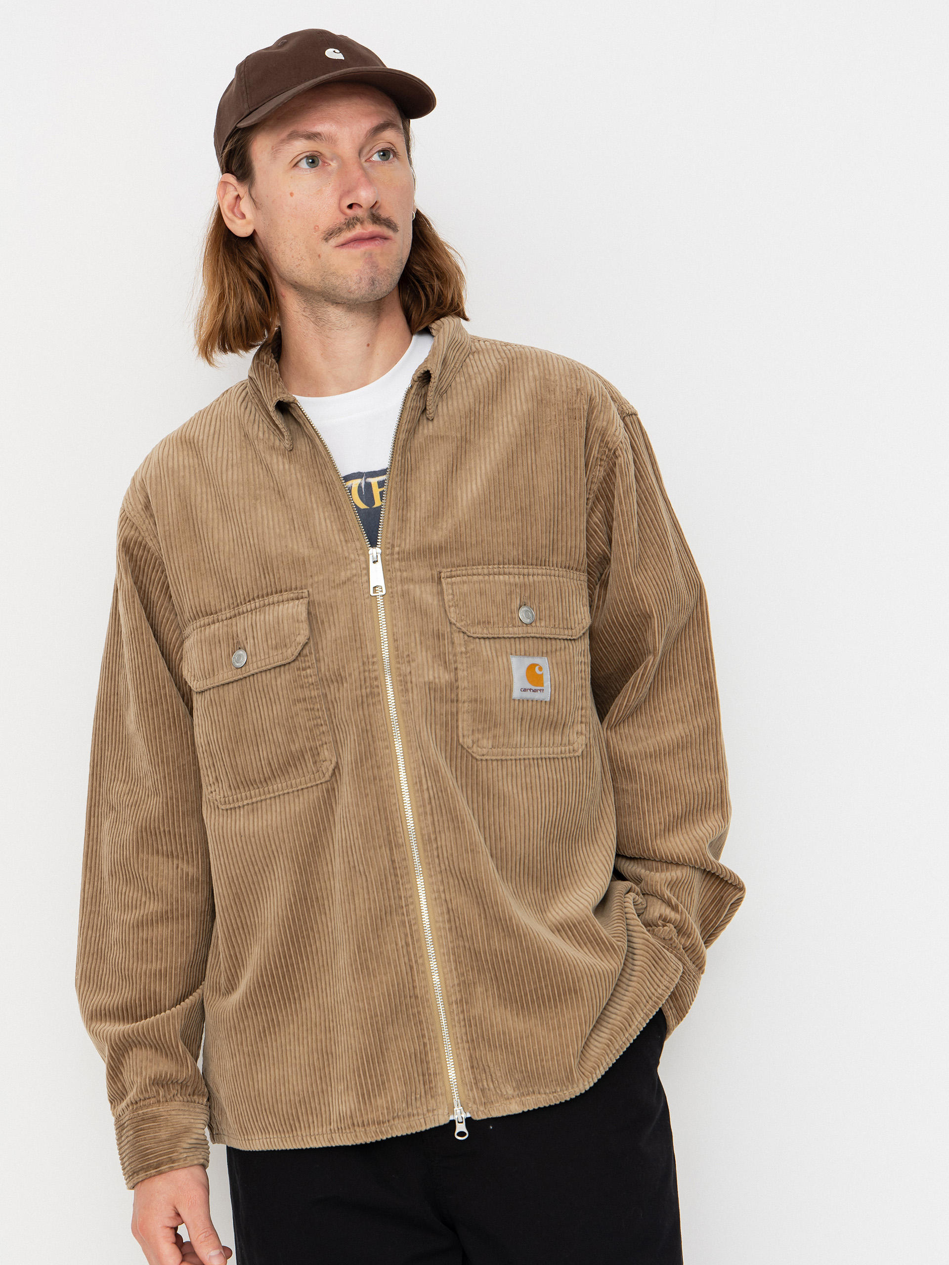 Bunda Carhartt WIP Reynold (leather/rinsed)