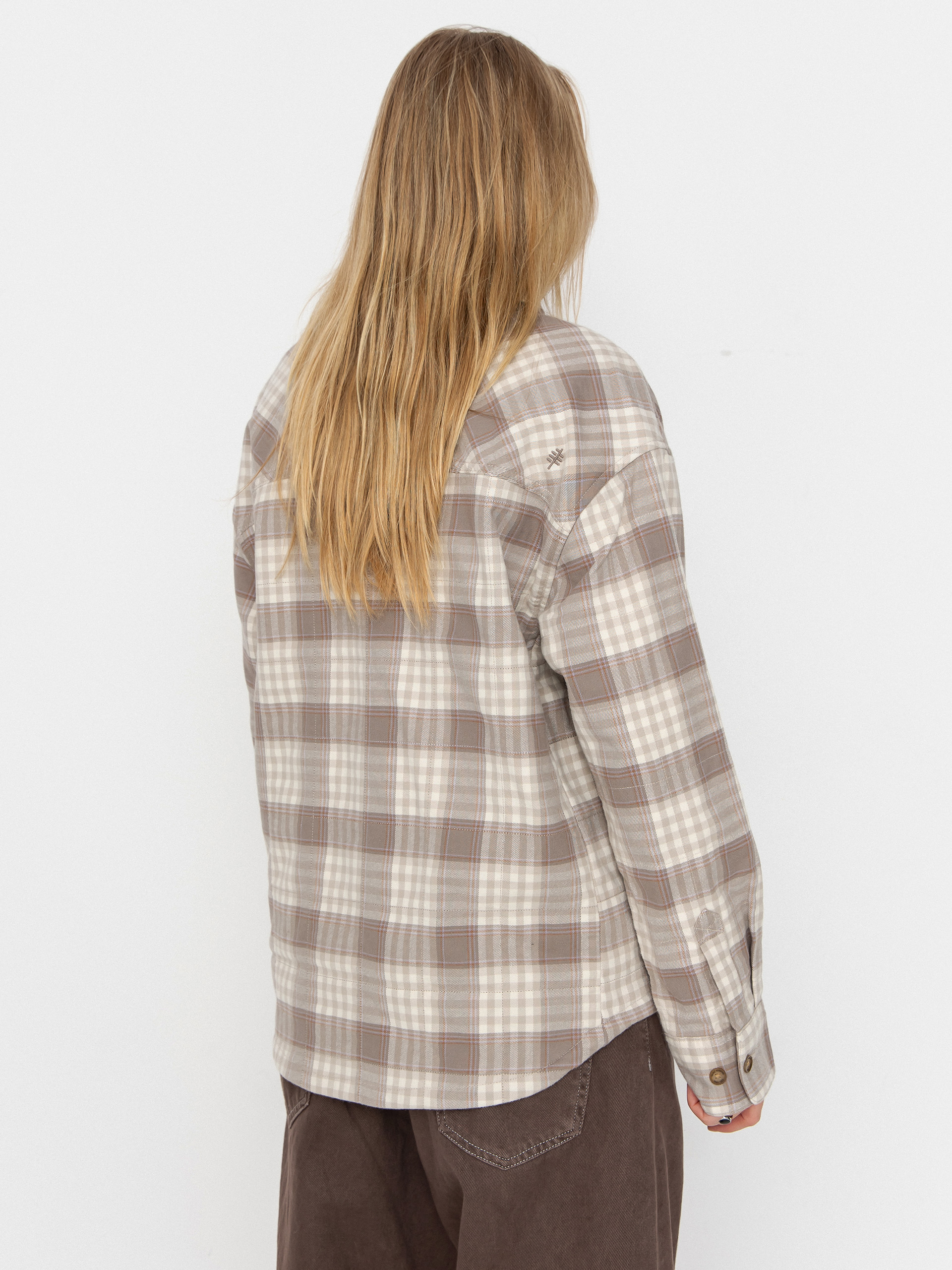 Košeľa Royal Robbins Vista Flannel Shacket Wmn (chalk antelope pld)