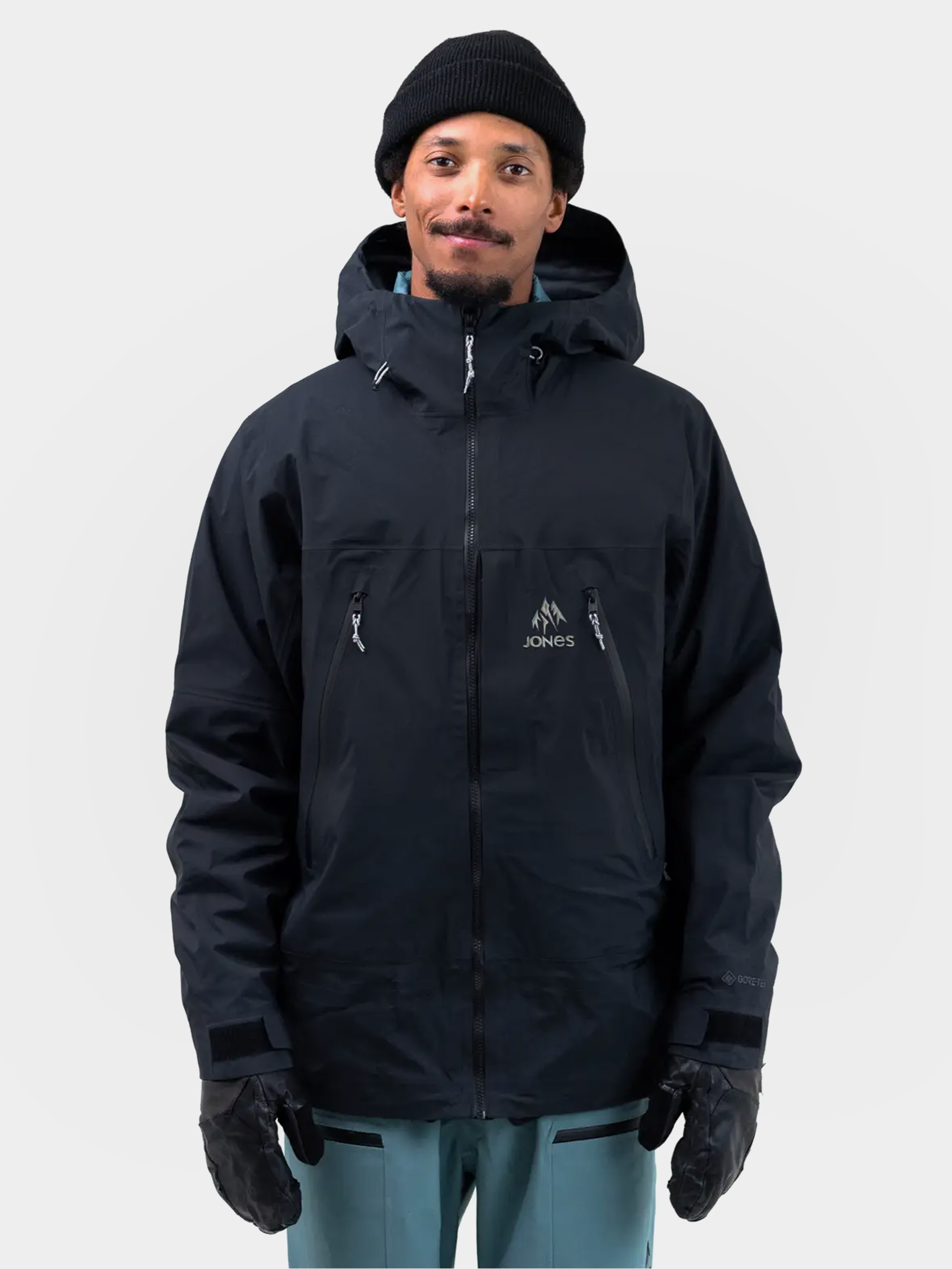 Pánska Snowboardová bunda Jones Snowboards Shralpinist Gtx Rec (stealth black)