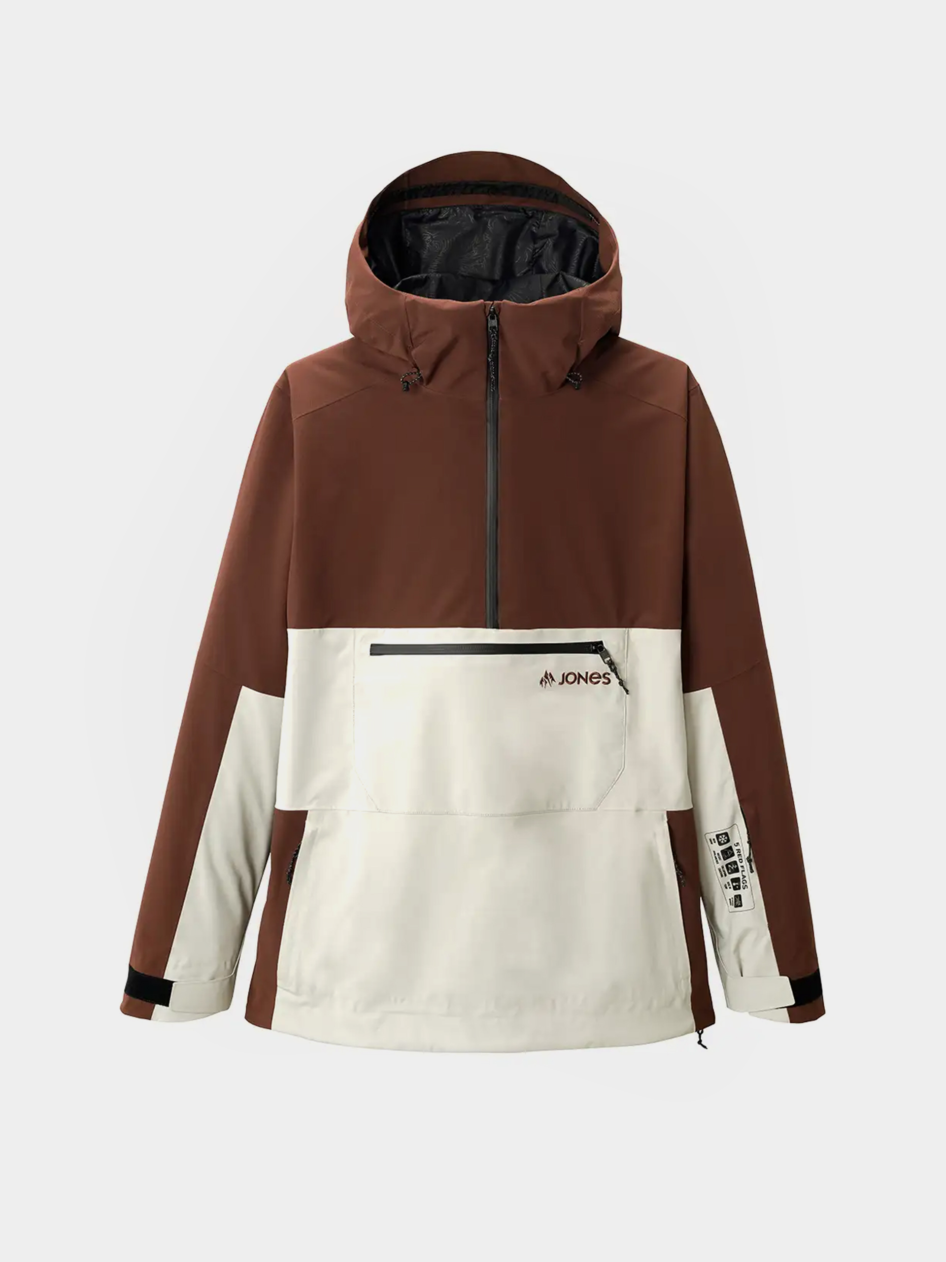 Snowboardovu00e1 bunda Jones Snowboards Mtn Surf Rec (coffee brown)