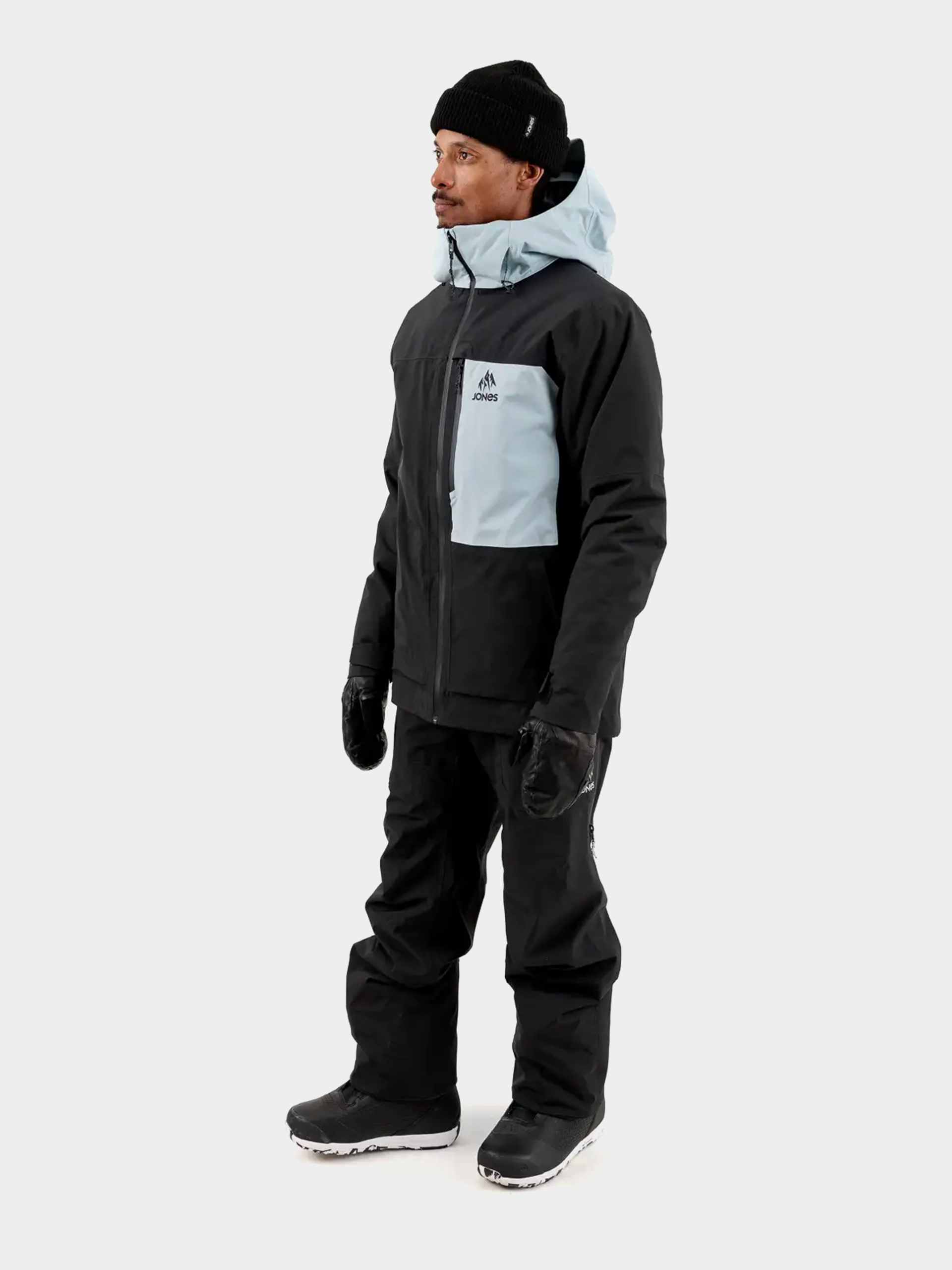 Pánska Snowboardová bunda Jones Snowboards Mtn Surf Rec (stealth black)