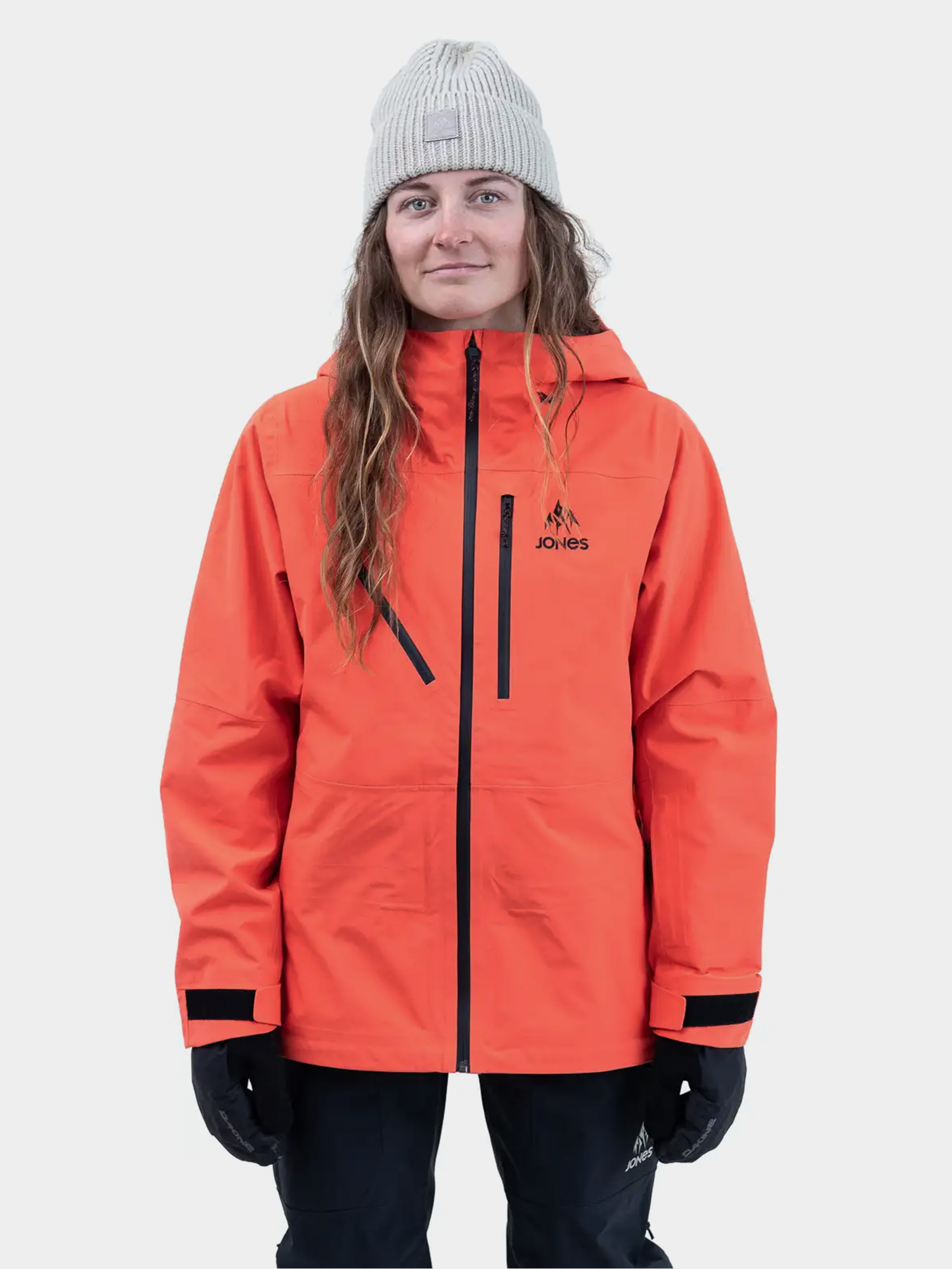 Dámska Snowboardová bunda Jones Snowboards Shralpinist Str Rec (deep coral)
