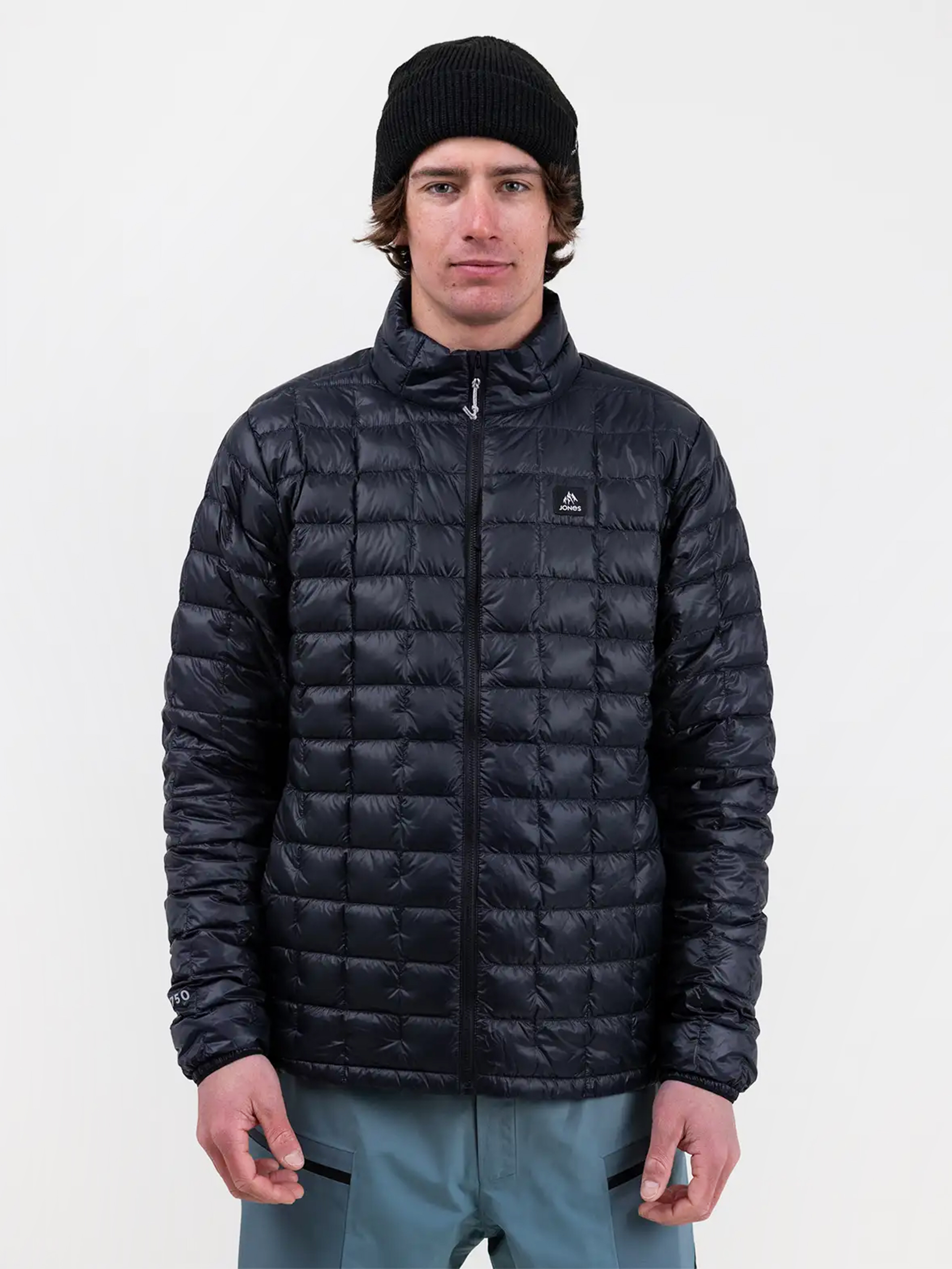 Pánska Snowboardová bunda Jones Snowboards Ult Re Up Down Rec (stealth black)