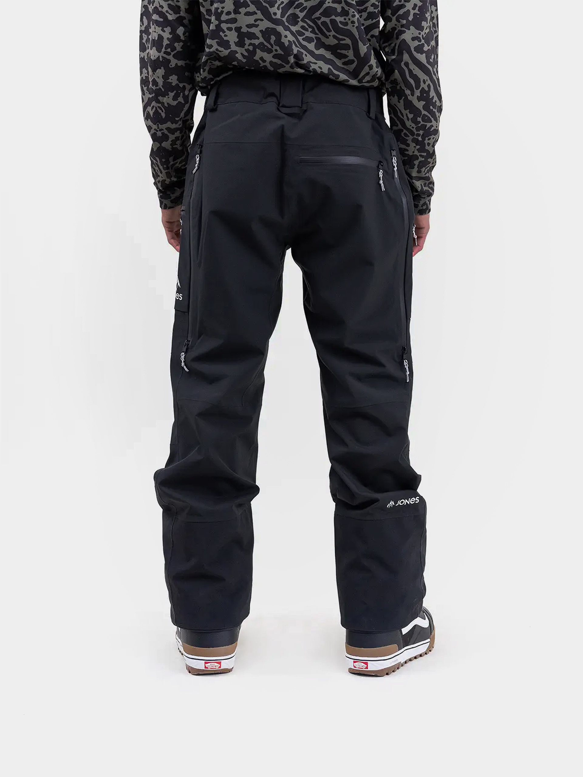 Pánske Snowboardové nohavice Jones Snowboards Mtn Surf Rec (stealth black)