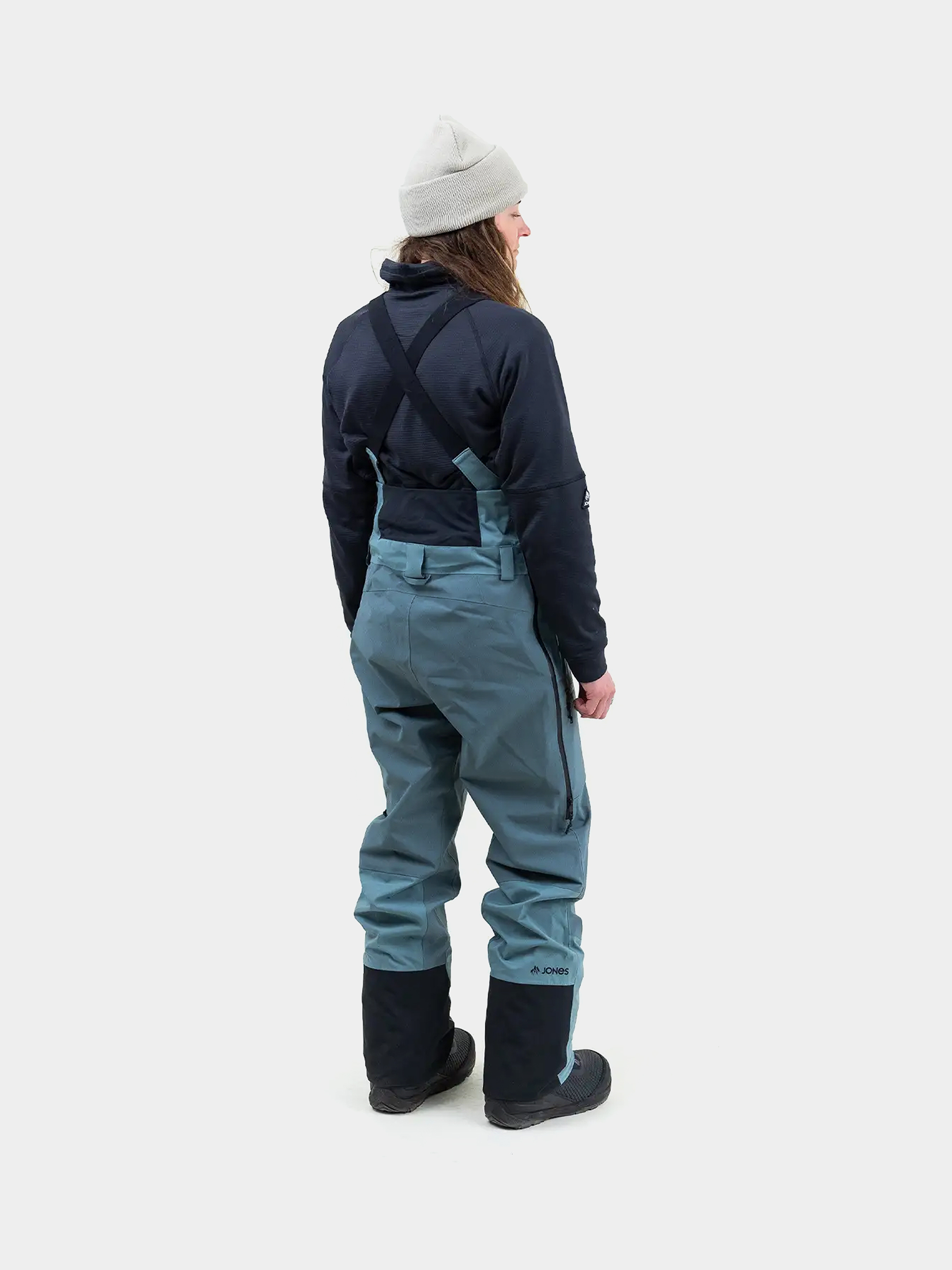 Dámske Snowboardové nohavice Jones Snowboards Mtn Surf Rec Bib (atlantic blue)