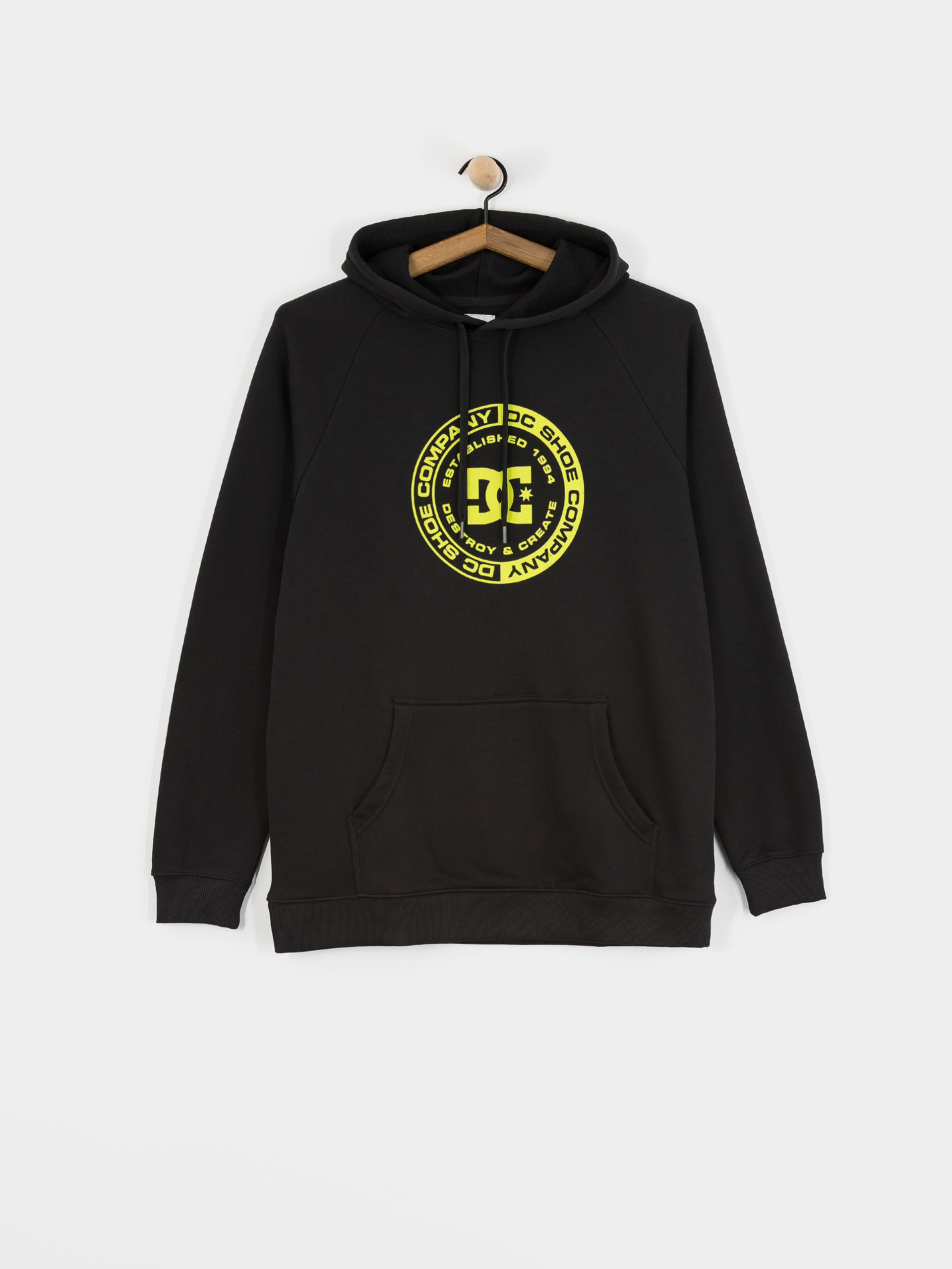 Mikina s kapucňou DC Corpo Raglan HD (black)