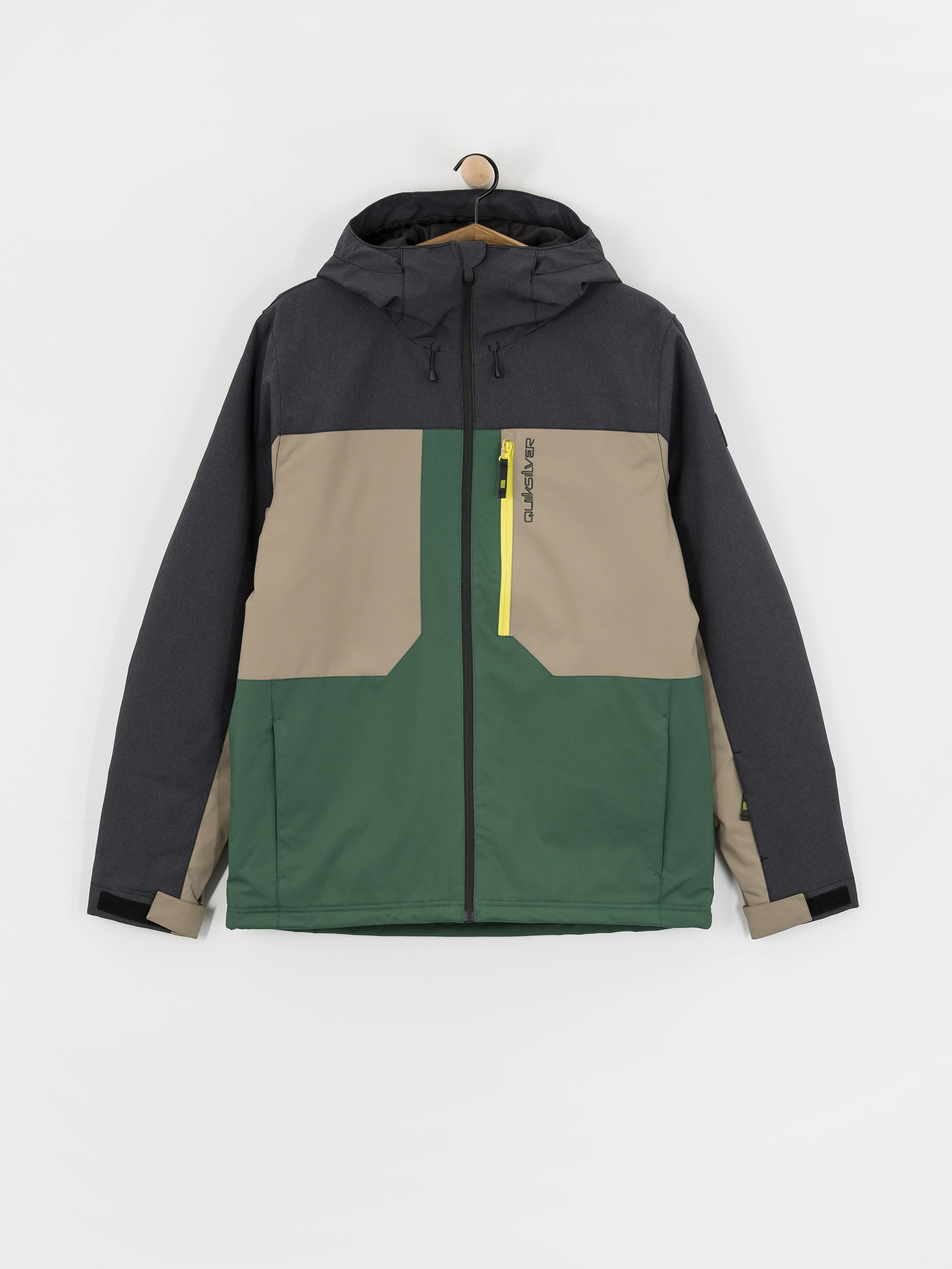 Pánska Snowboardová bunda Quiksilver Dawson (trekking green)