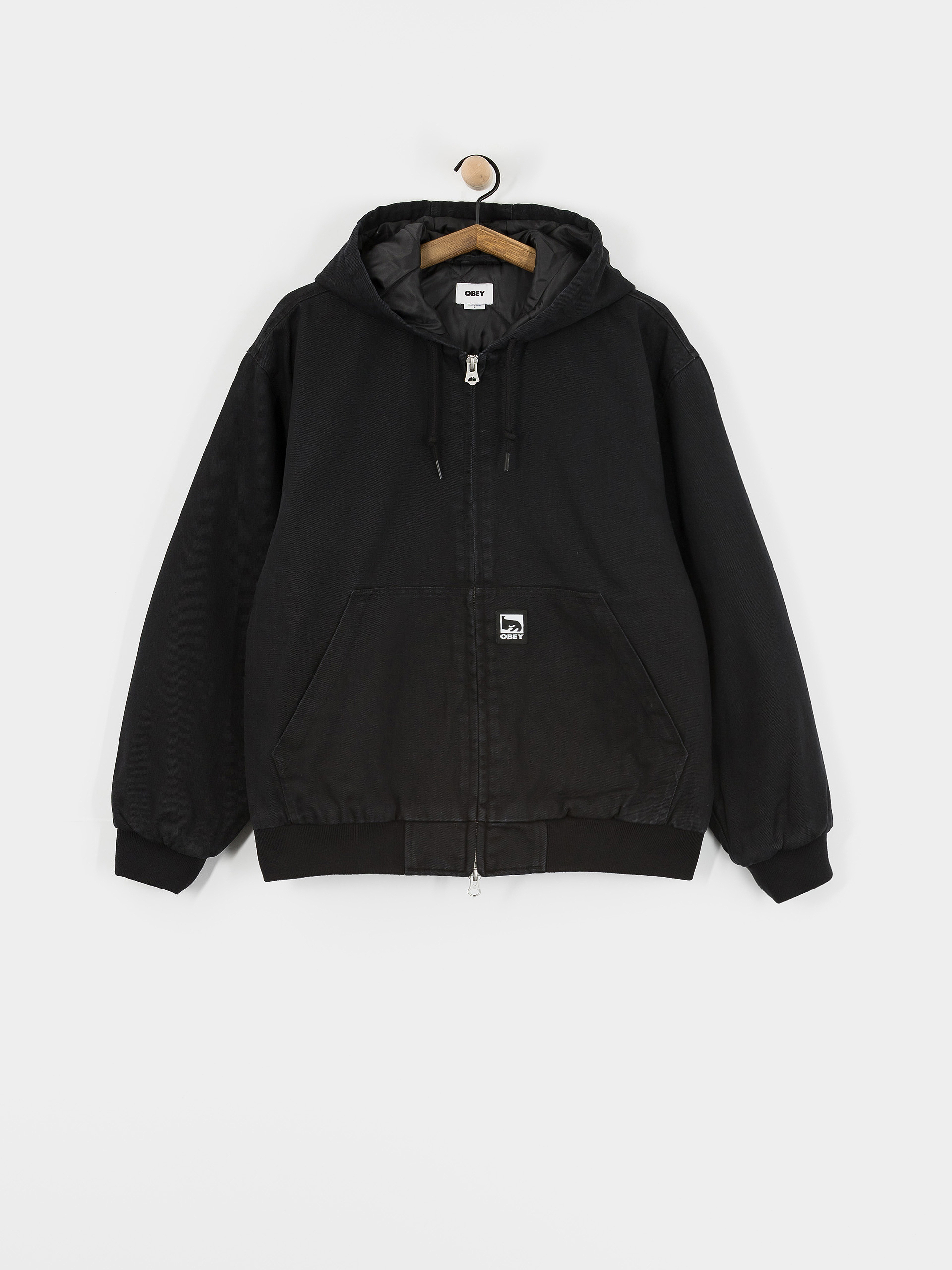 Bunda OBEY Obey Randy ZHD (black faded wash)