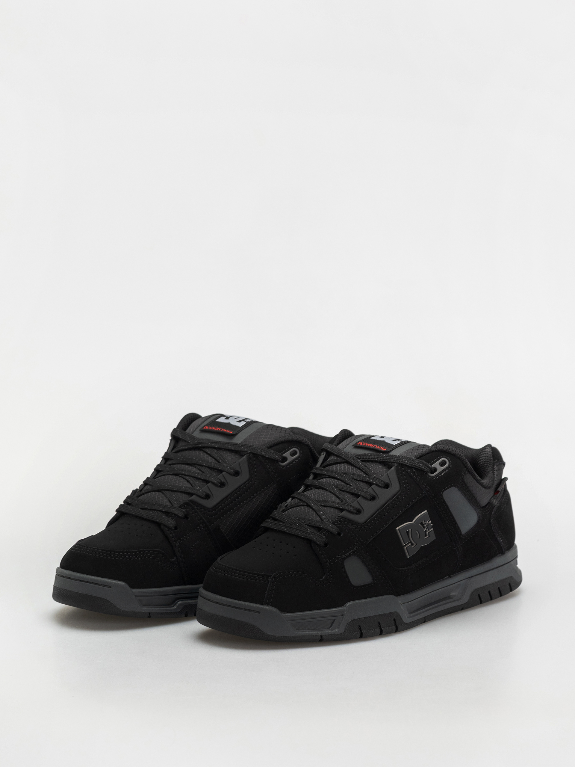 Topánky DC Stag Wnt (black/grey/red)