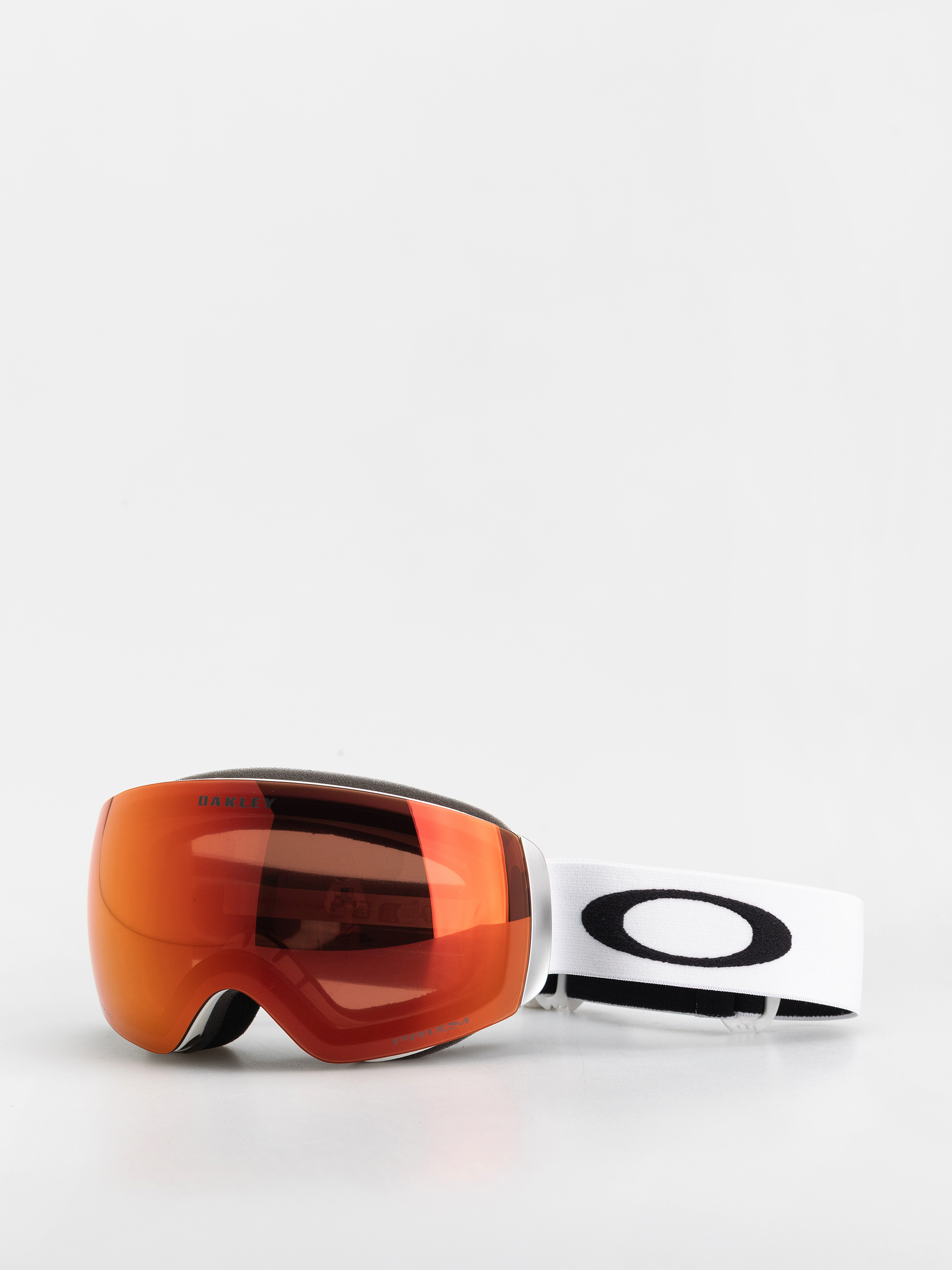 Snowboardovu00e9 okuliare Oakley Flight Deck M (matte white/prizm snow torch iridium)