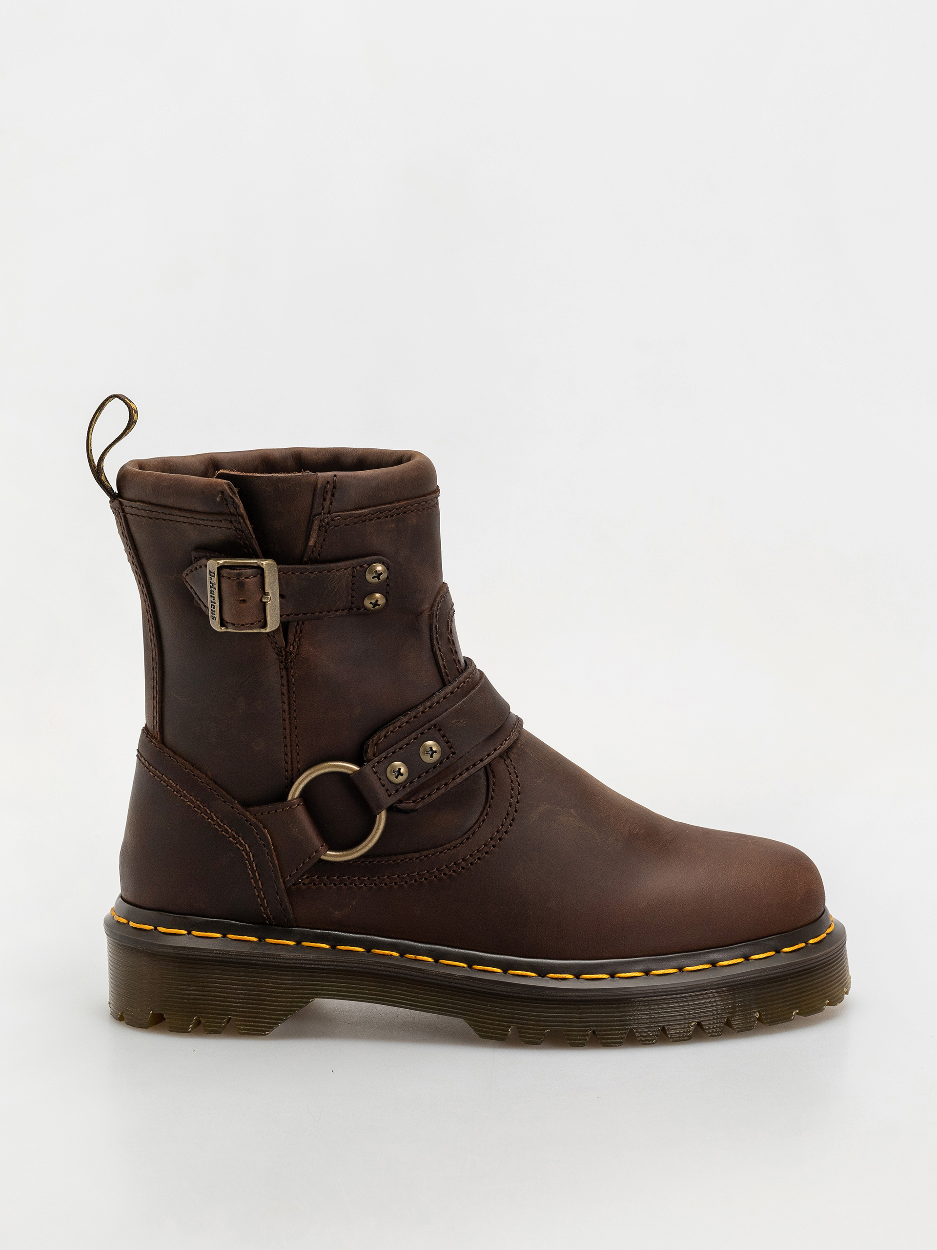 Topu00e1nky Dr. Martens Anistone HRNS Ankle (dark brown crazy horse)
