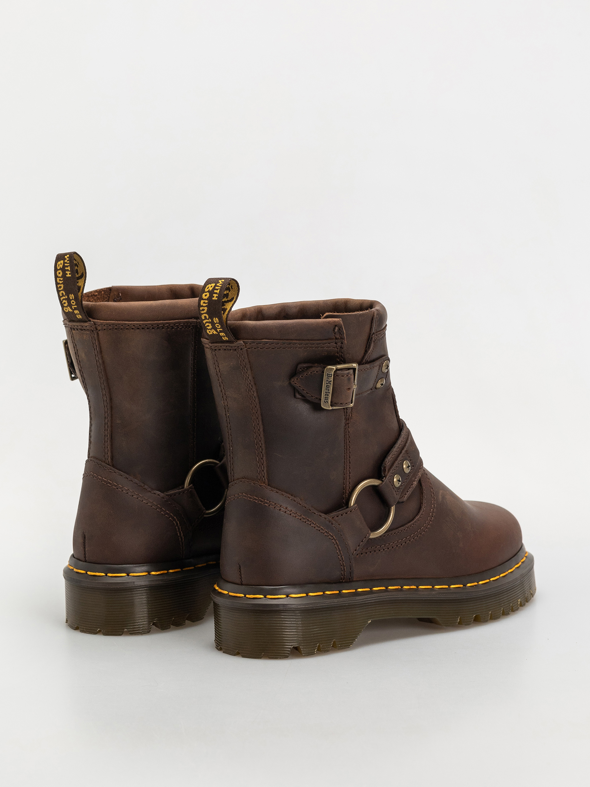 Topánky Dr. Martens Anistone HRNS Ankle (dark brown crazy horse)