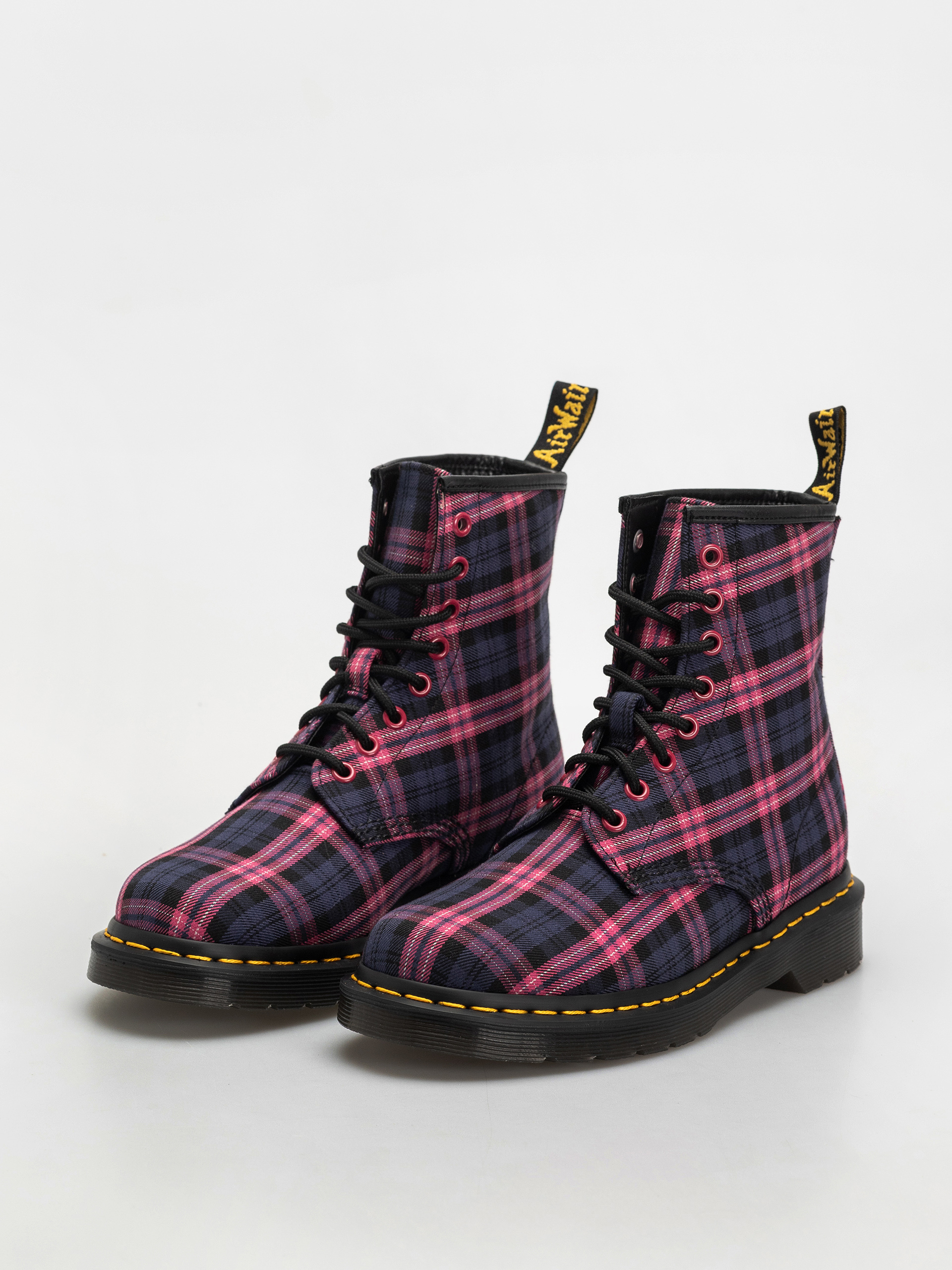 Topánky Dr. Martens 1460 Wmn (pink multi tartan)