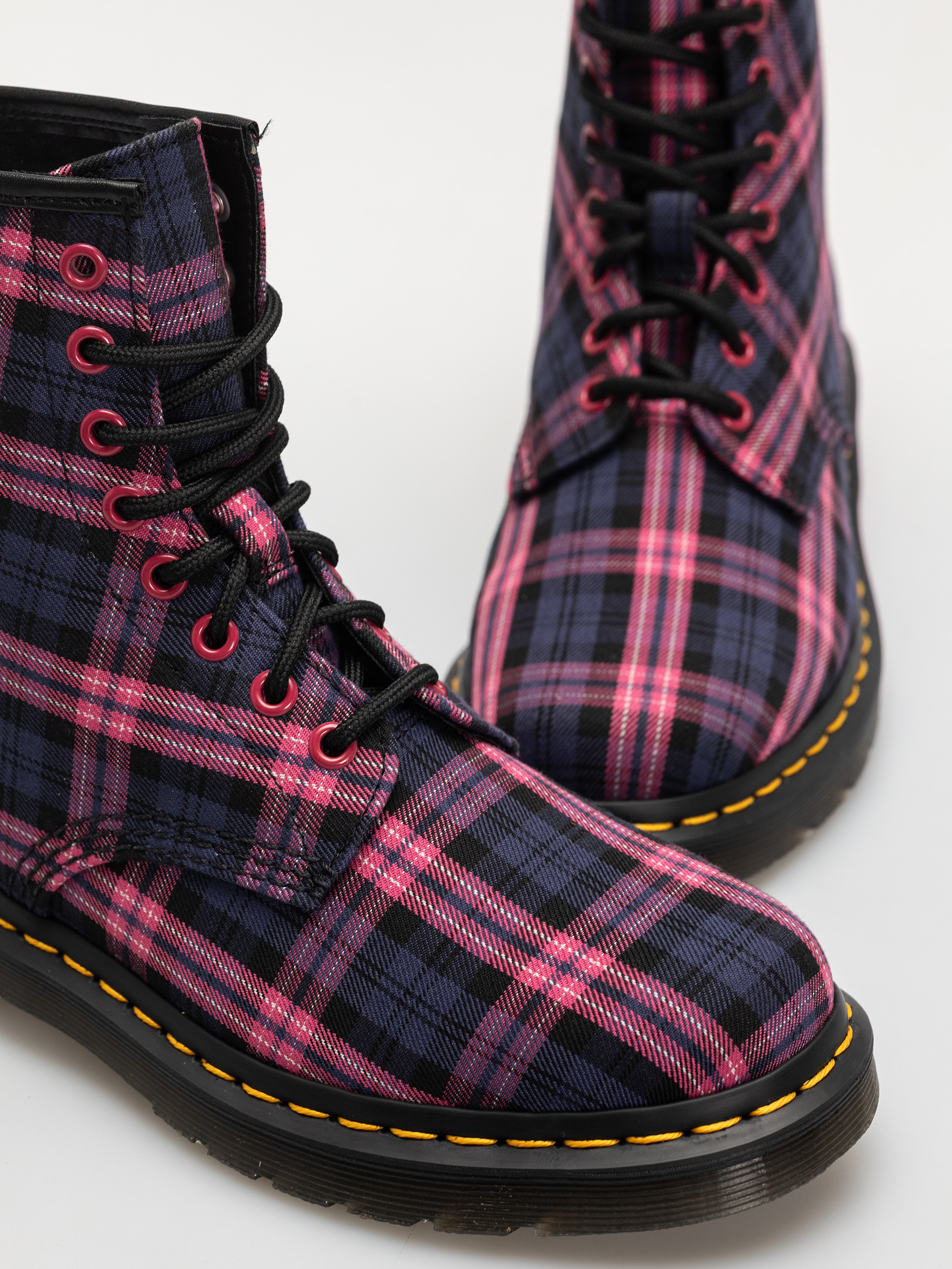Topánky Dr. Martens 1460 Wmn (pink multi tartan)
