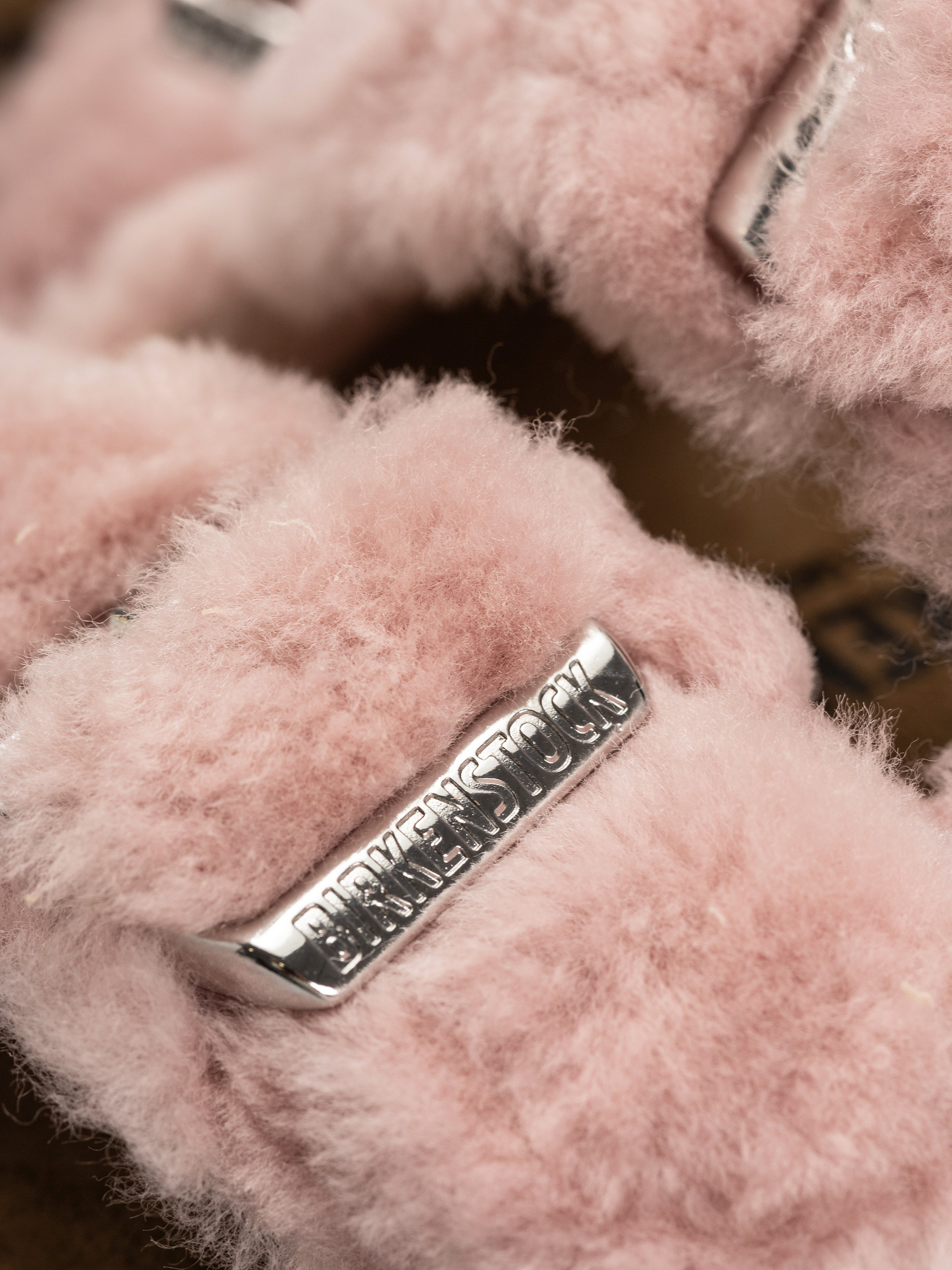 Šľapky Birkenstock Arizona Shearling Cover Upper Narrow Wmn (crystal rose)