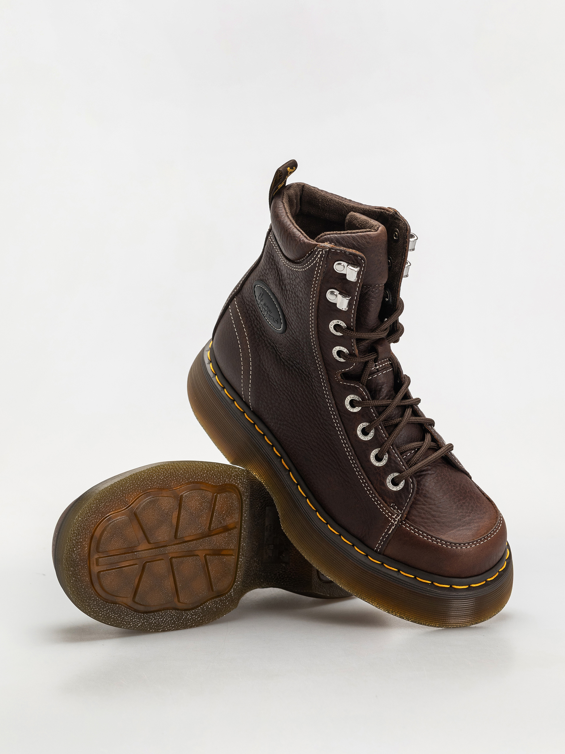 Topánky Dr. Martens Buzz 8i Wmn (dark brown grizzly)