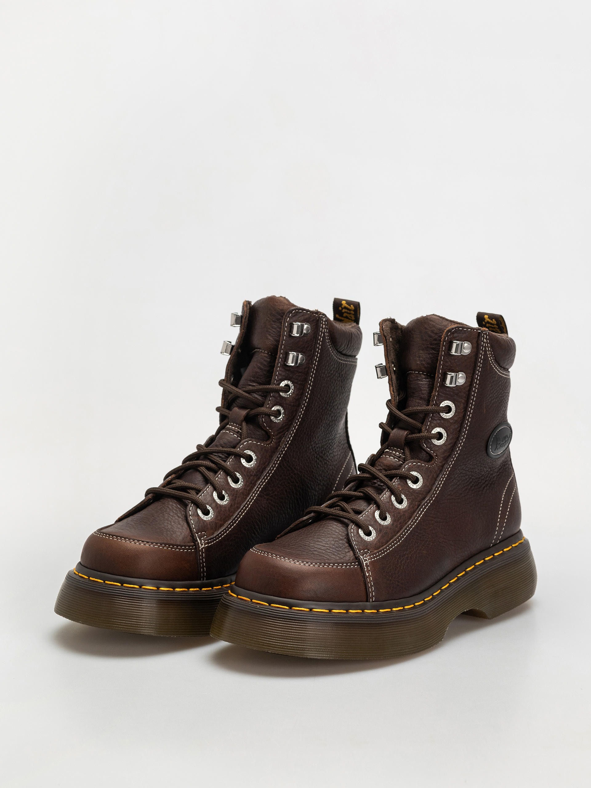 Topánky Dr. Martens Buzz 8i Wmn (dark brown grizzly)