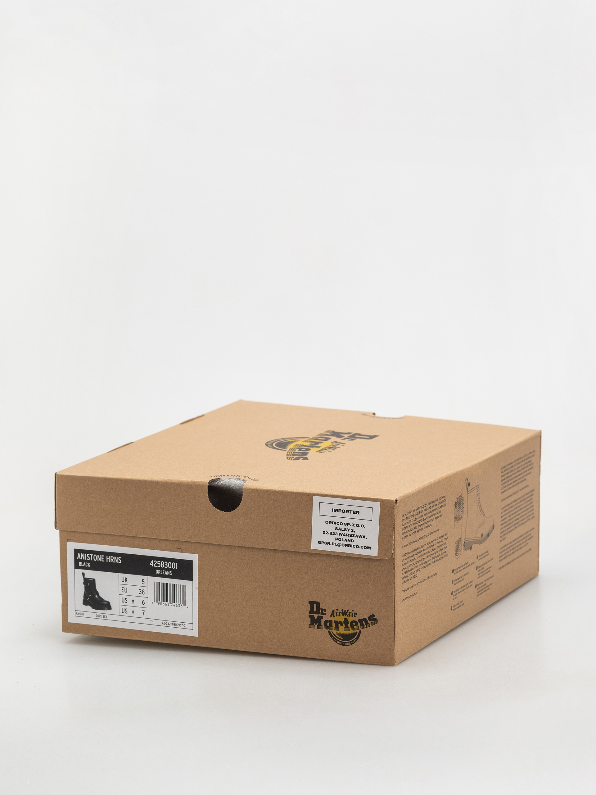 Topánky Dr. Martens Anistone HRNS Ankle (black orleans)