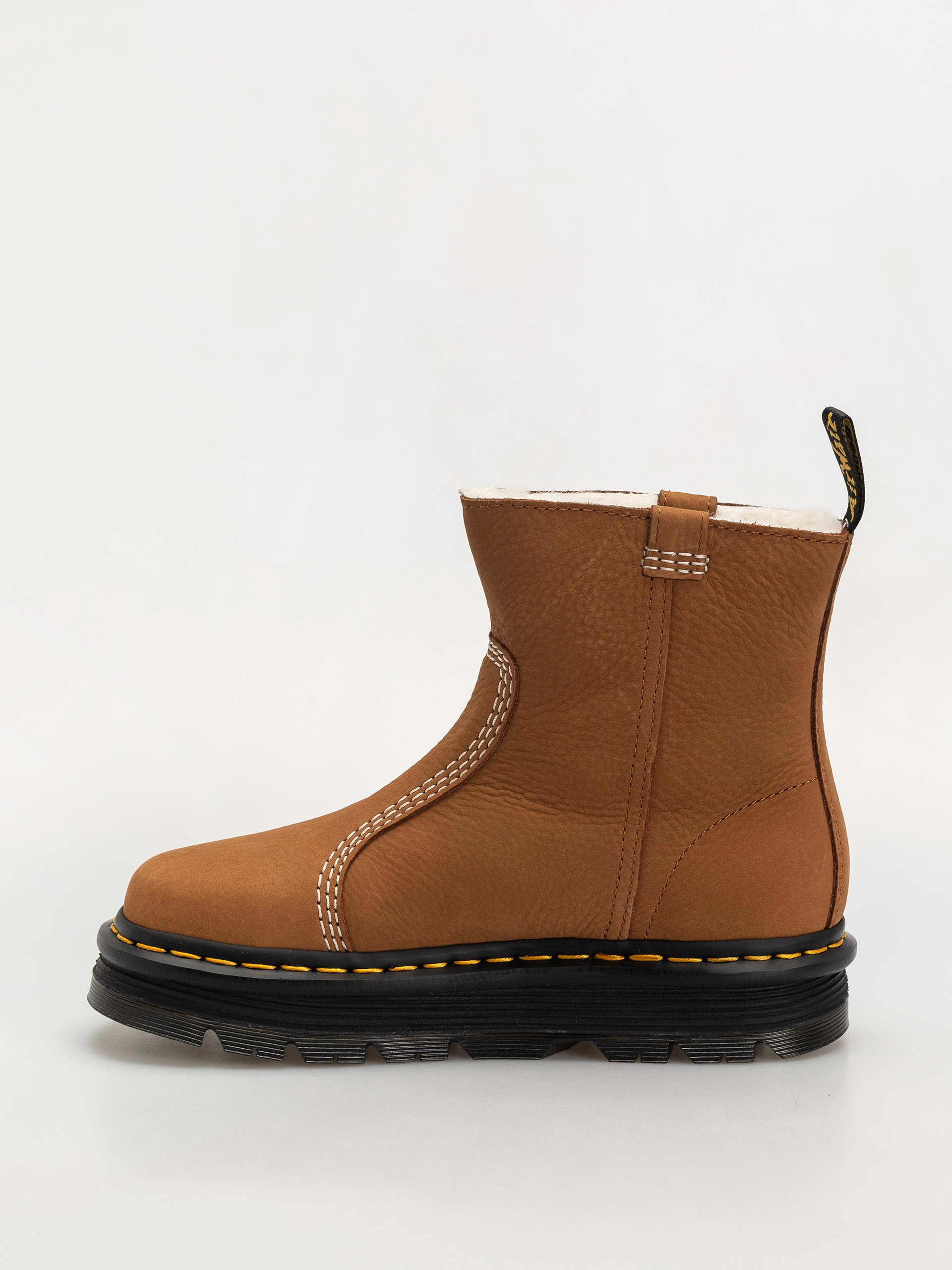 Topánky Dr. Martens ZebZag Rigger WL Rigger Wmn (desert brown milled nubuck wp)