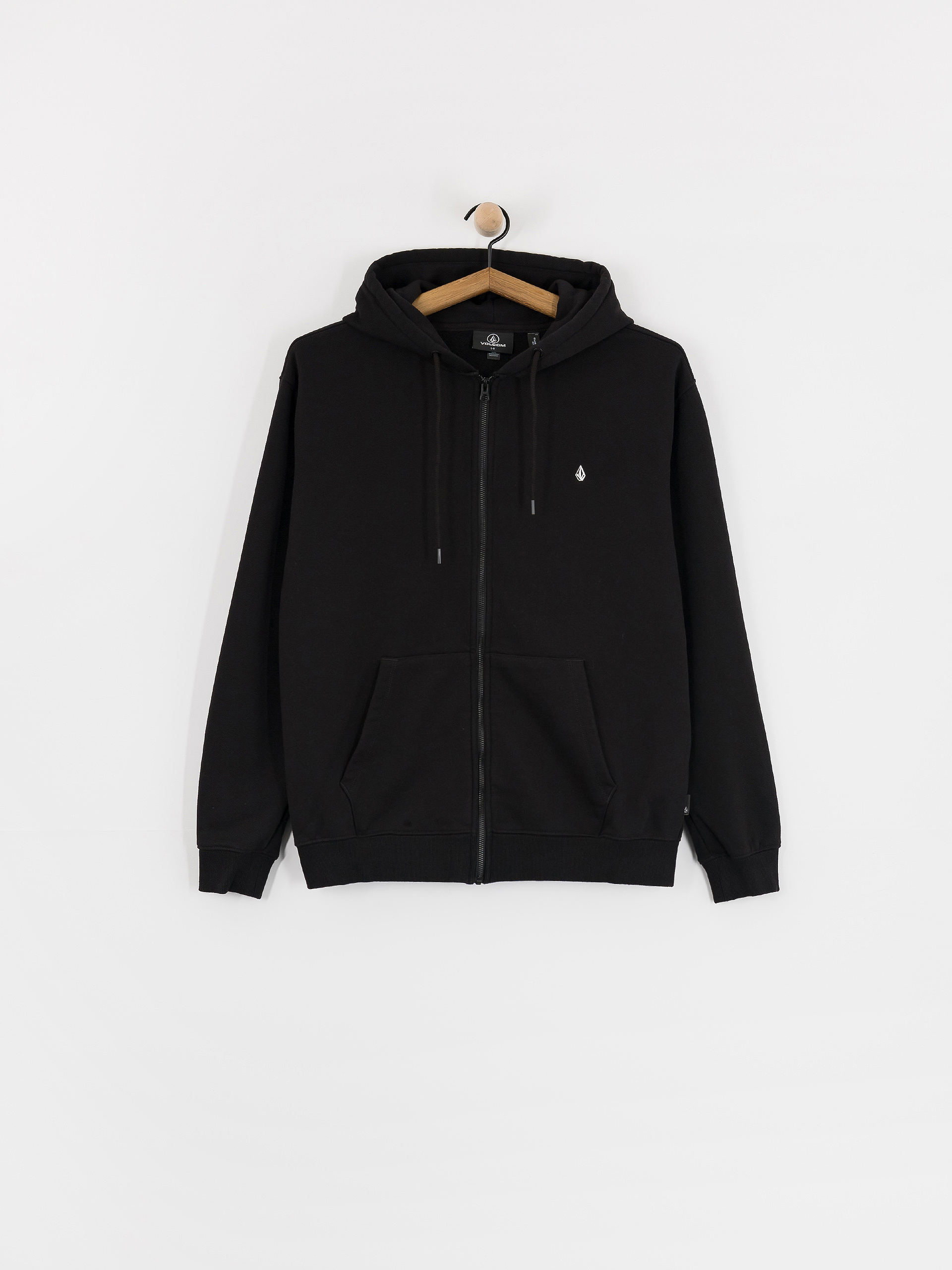 Mikina Volcom Single Stone Zip (black)