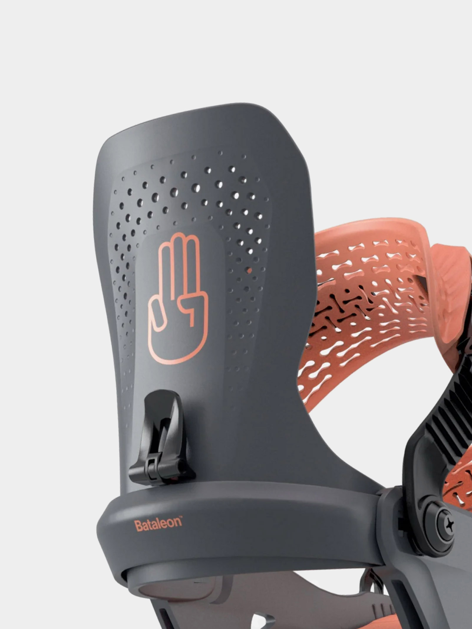 Dámske Snowboardové viazanie Bataleon Donna HeelWrap (black peach)