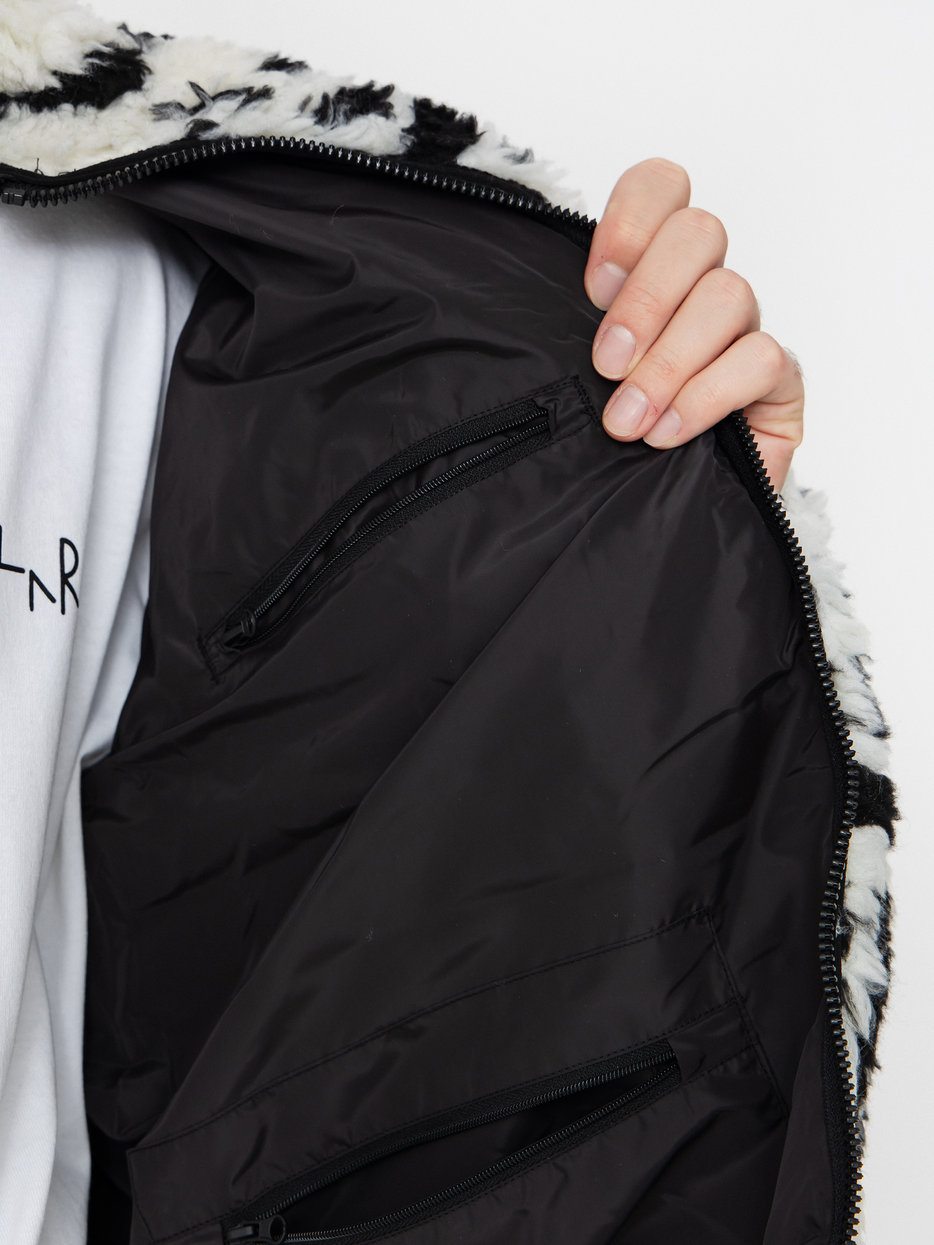 Pánsky Flísová mikina OBEY Obey Repeated Icon Sherpa (black multi)