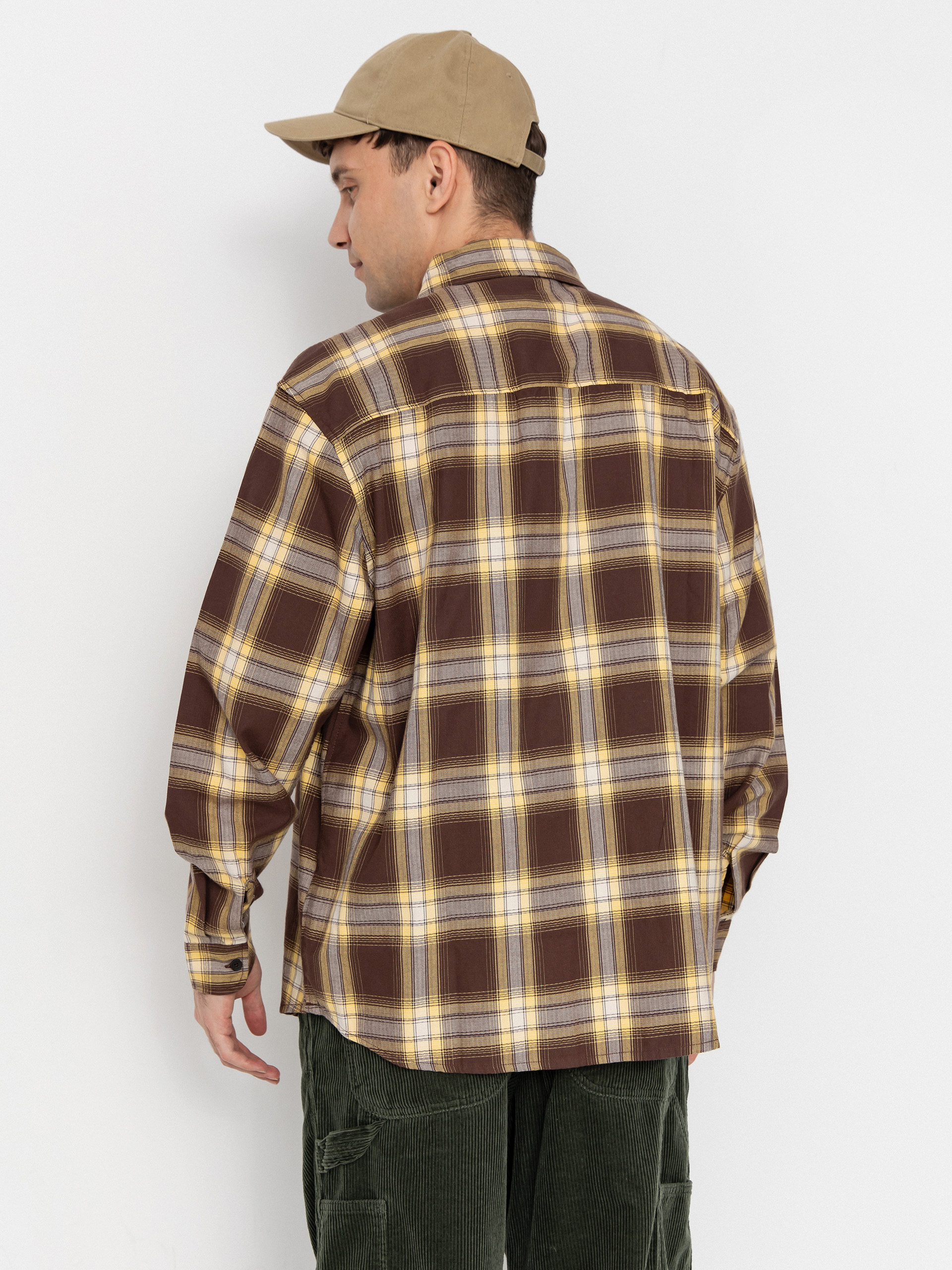 Košeľa Element All Season 1Pkt Lightweight (java/cornsilk plaid)