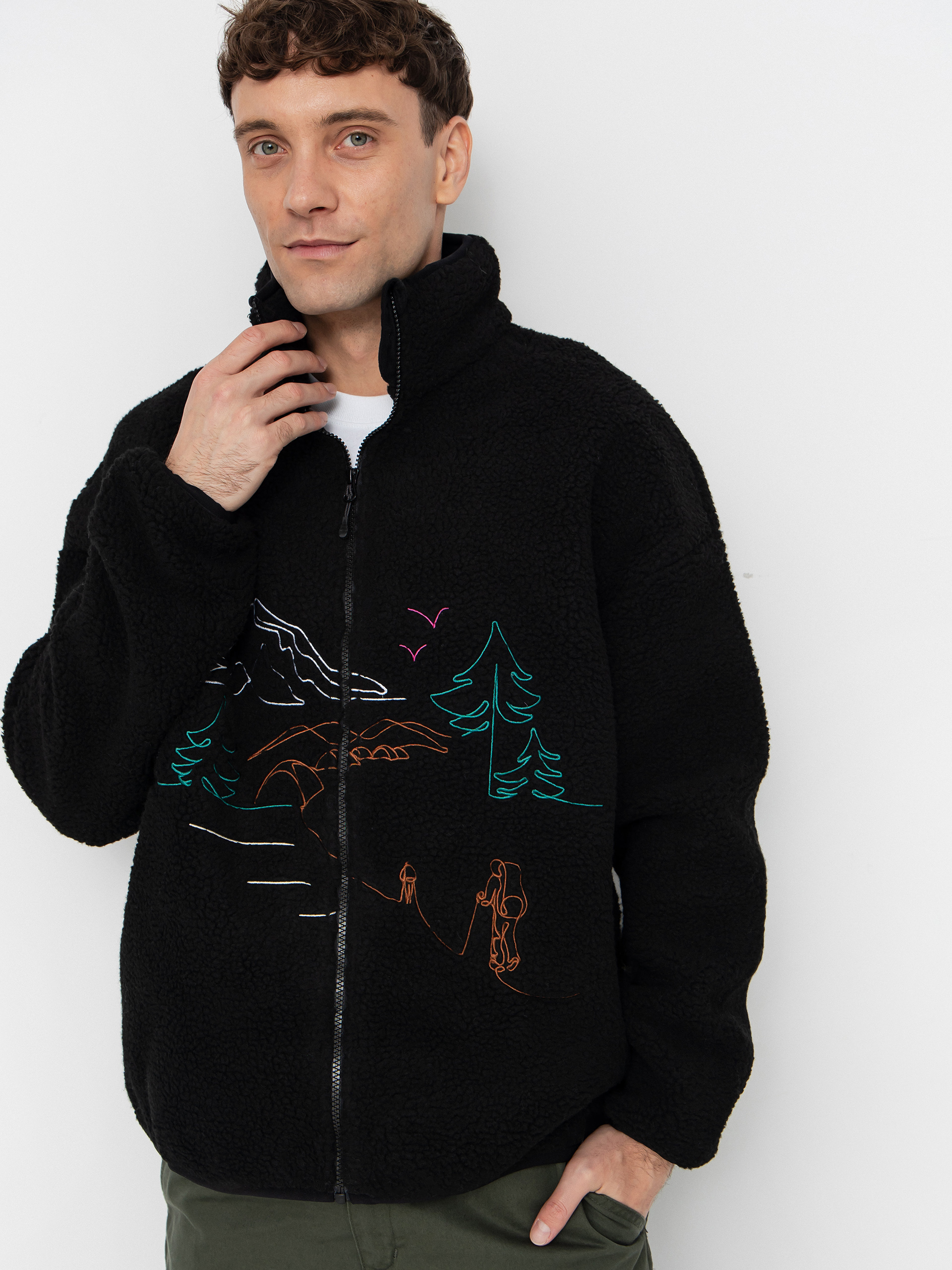 Flísová mikina Picture Hafdals Embro (black)