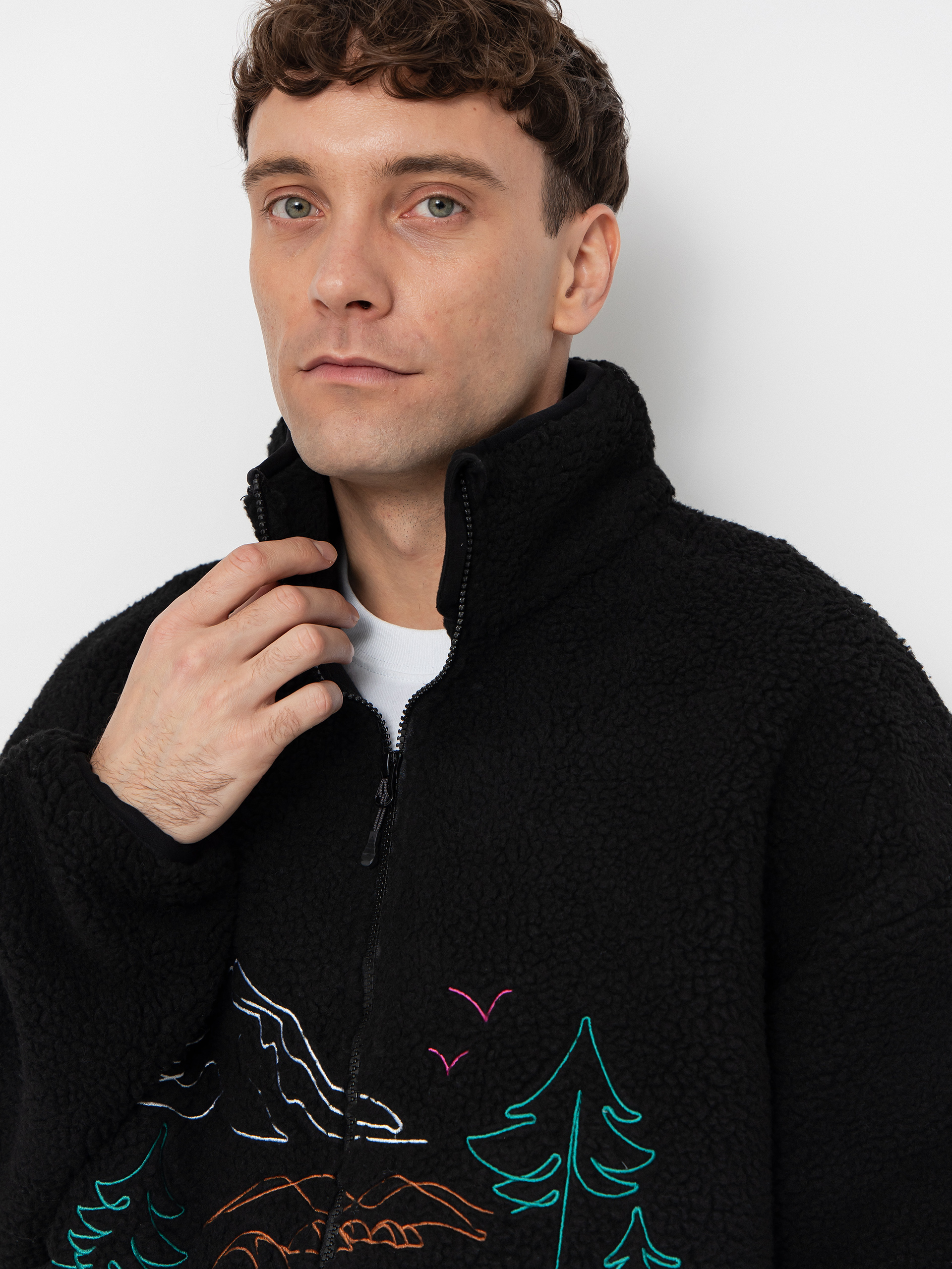 Pánsky Flísová mikina Picture Hafdals Embro (black)