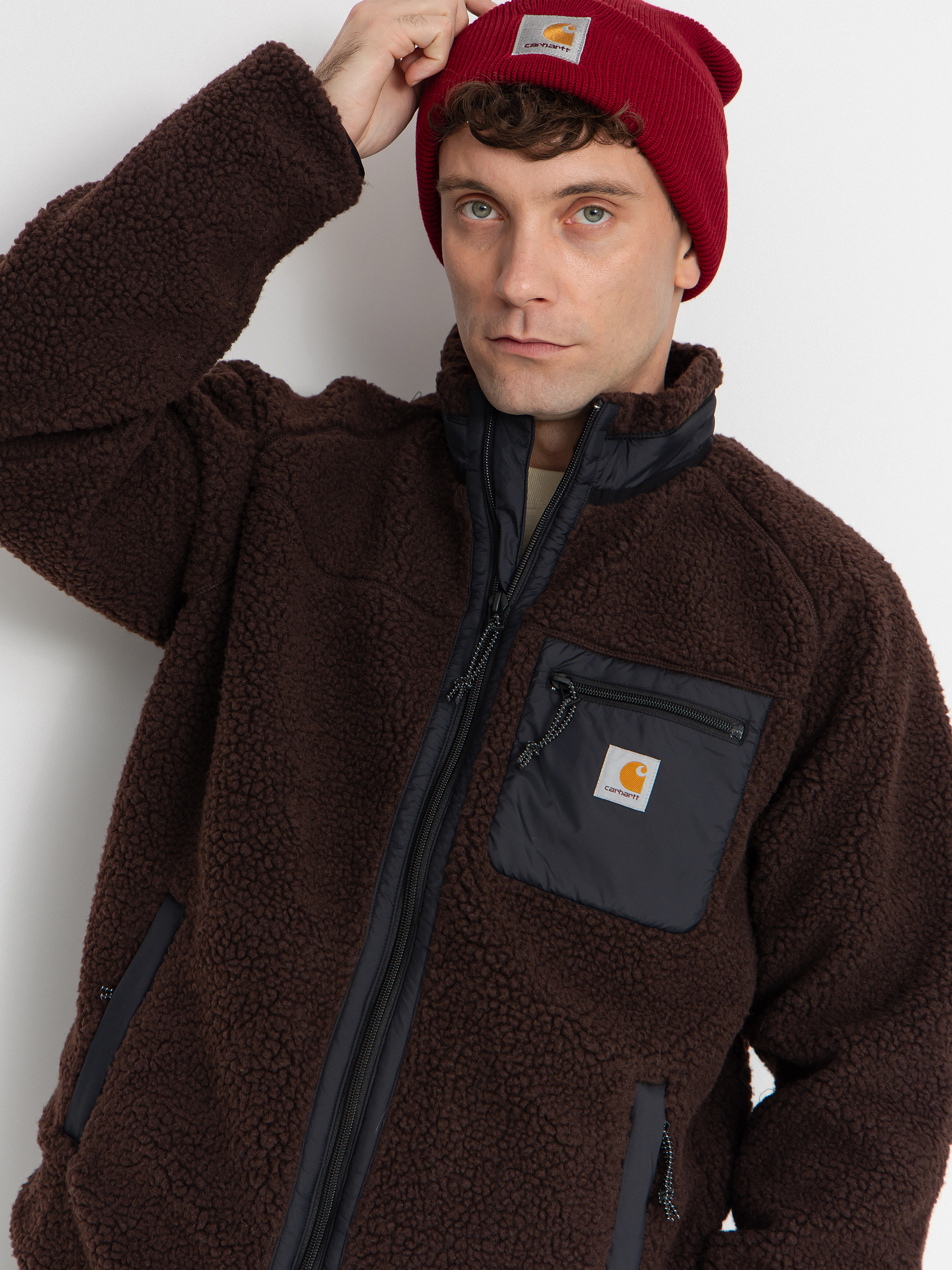Bunda Carhartt WIP Prentis (palisander/black)