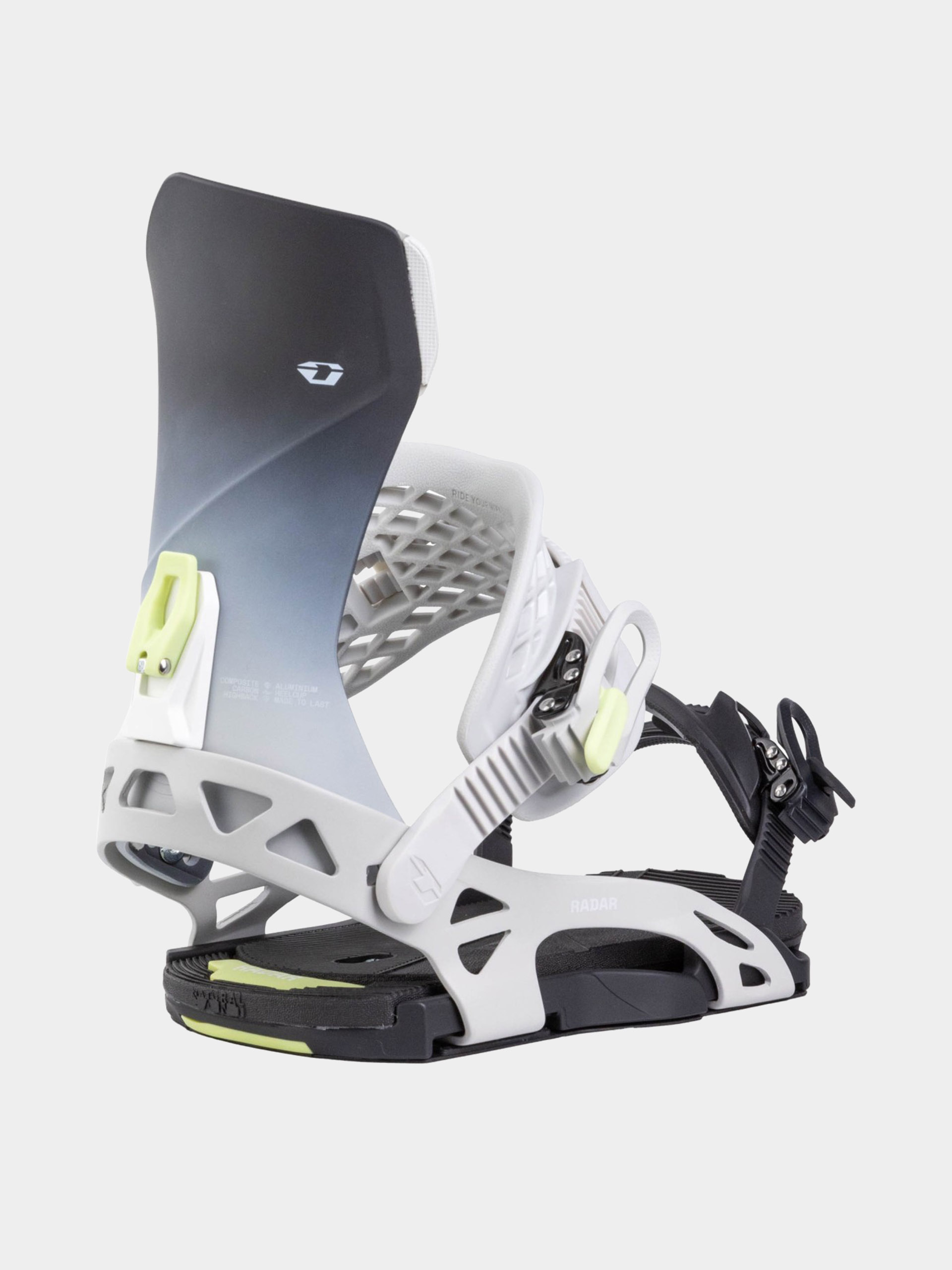 Snowboardové viazanie Drake Radar (grey/black)