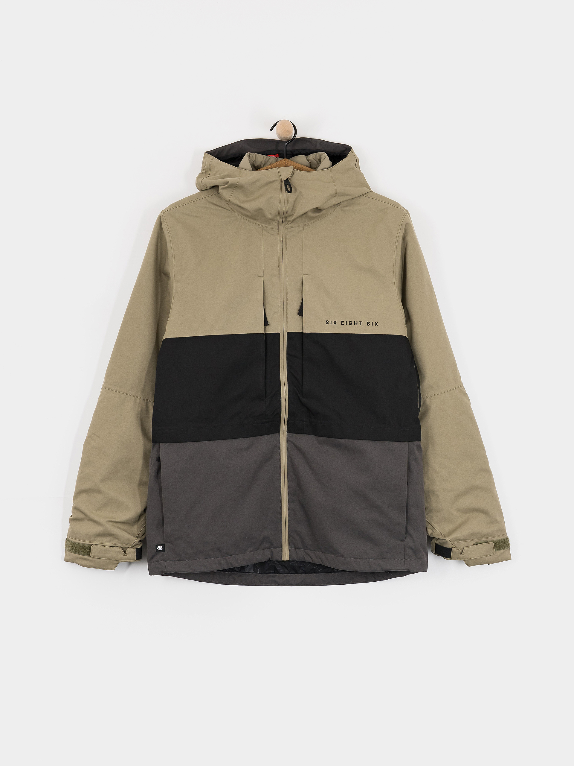 Snowboardovu00e1 bunda 686 Smarty 3 In 1 Form (sage colorblock)