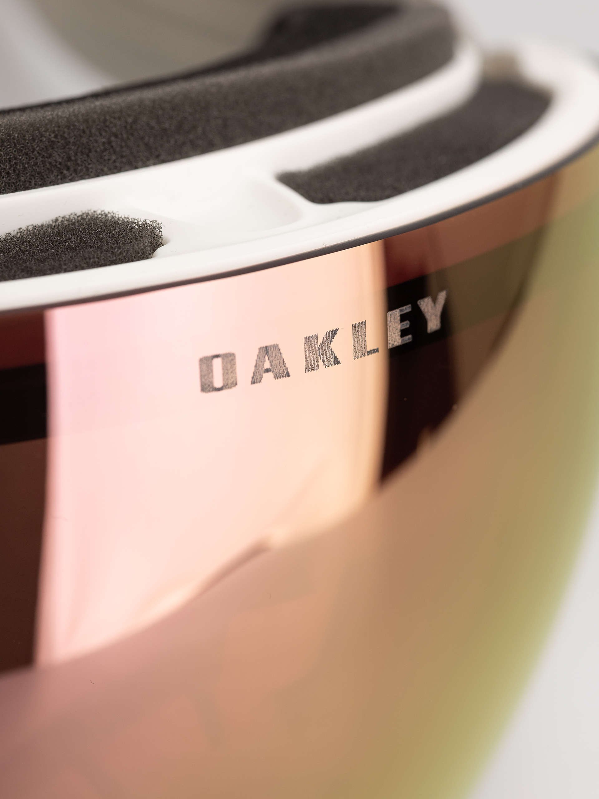 Snowboardové okuliare Oakley Flight Deck M (matte cool grey/prizm rose gold iridium)
