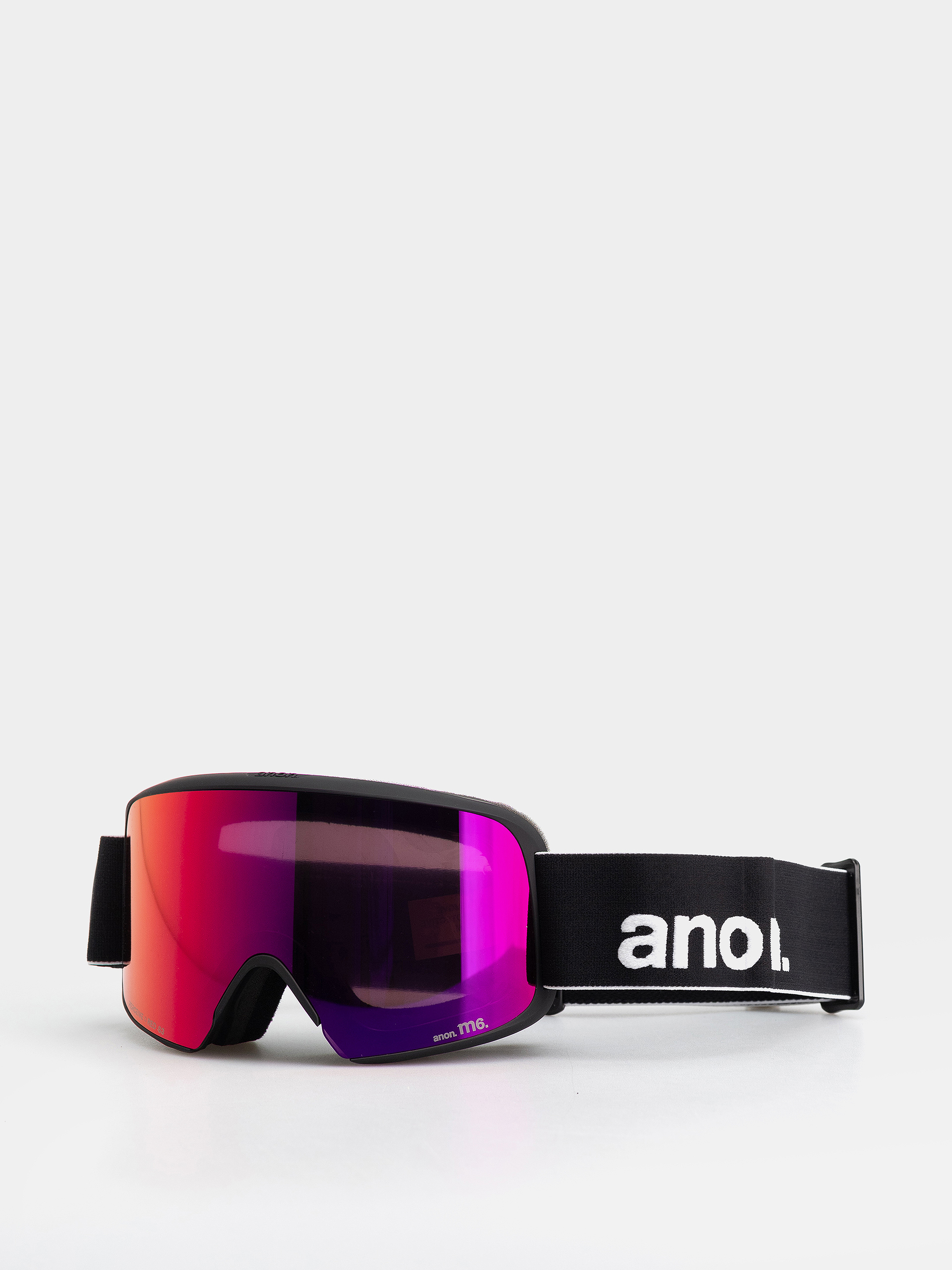 Snowboardovu00e9 okuliare Anon M6 (black/perceive sunny red)