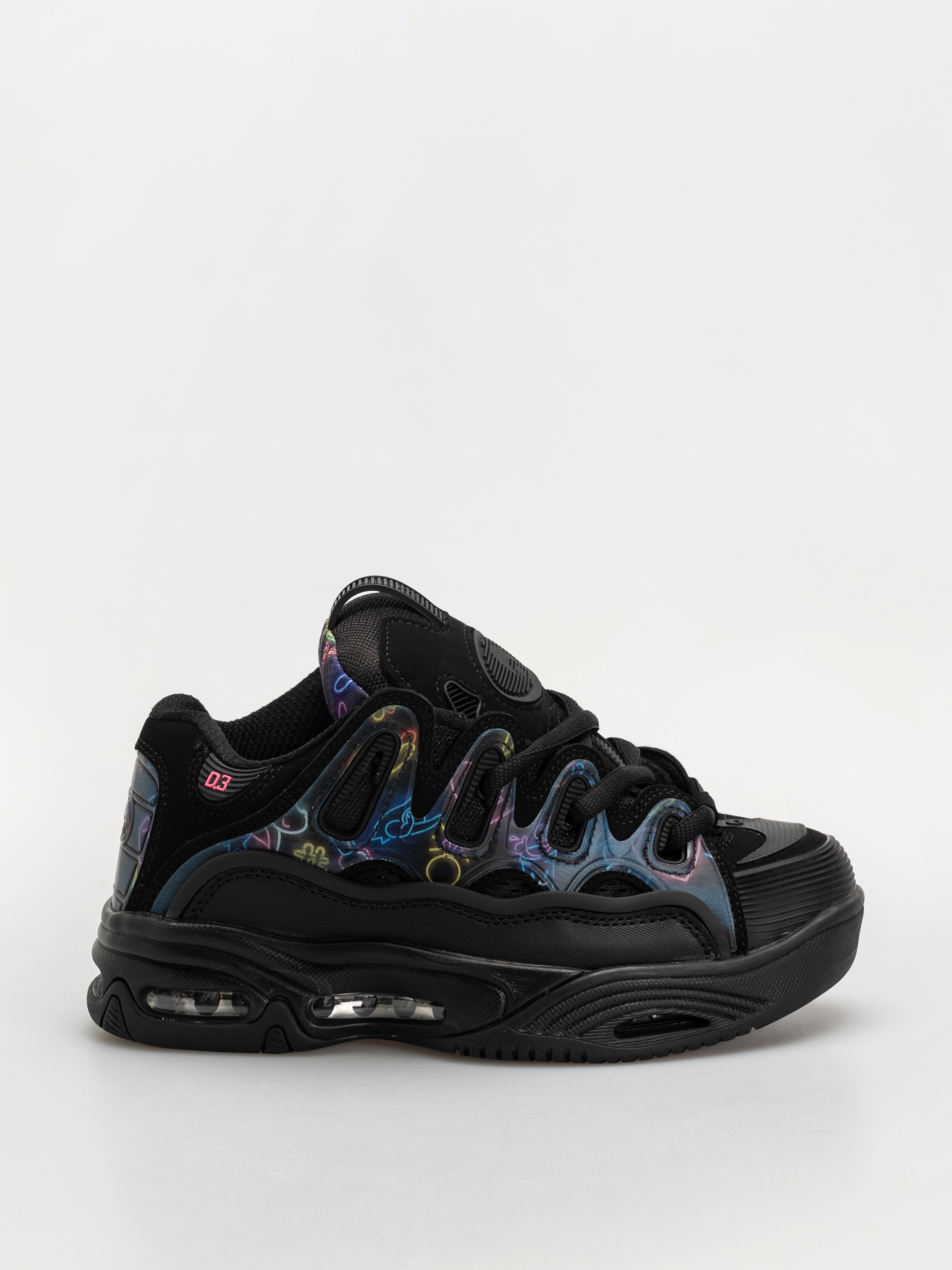 Topánky Osiris D3 2001 (black/pink/holo)